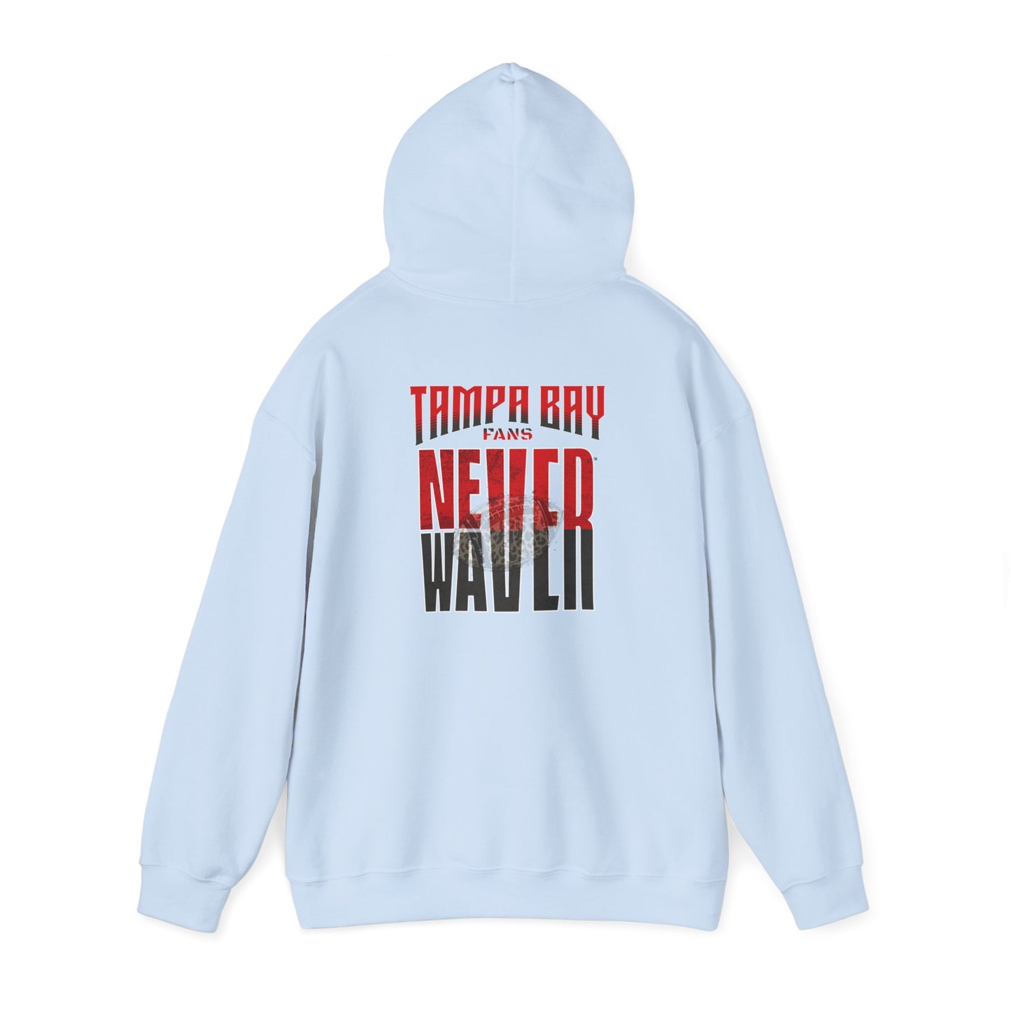 Tampa Bay Fans Never Waver W-Leopard Football Unisex Heavy Blend™ Hooded Sweatshirt