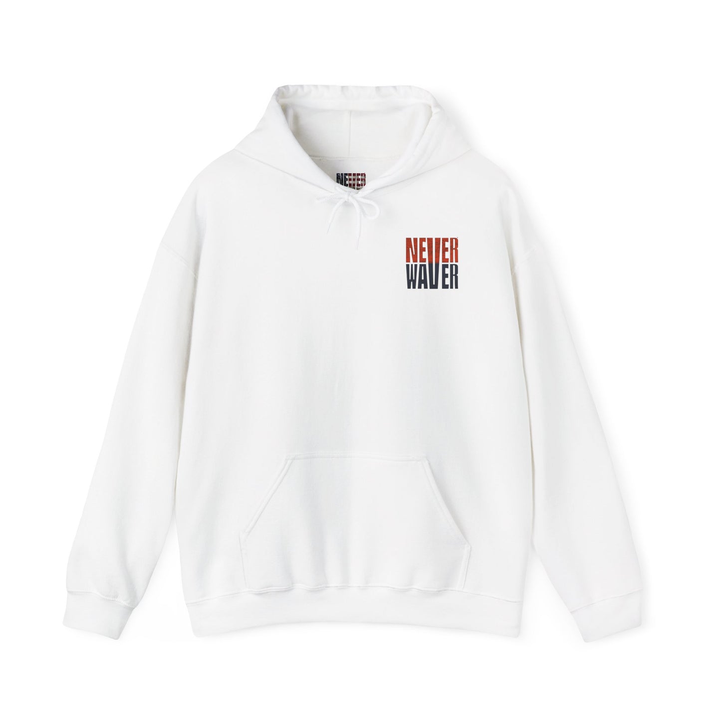 Unisex Heavy Blend™ Hooded Sweatshirt - 'Chicago Fans Never Waver' Motivational Apparel