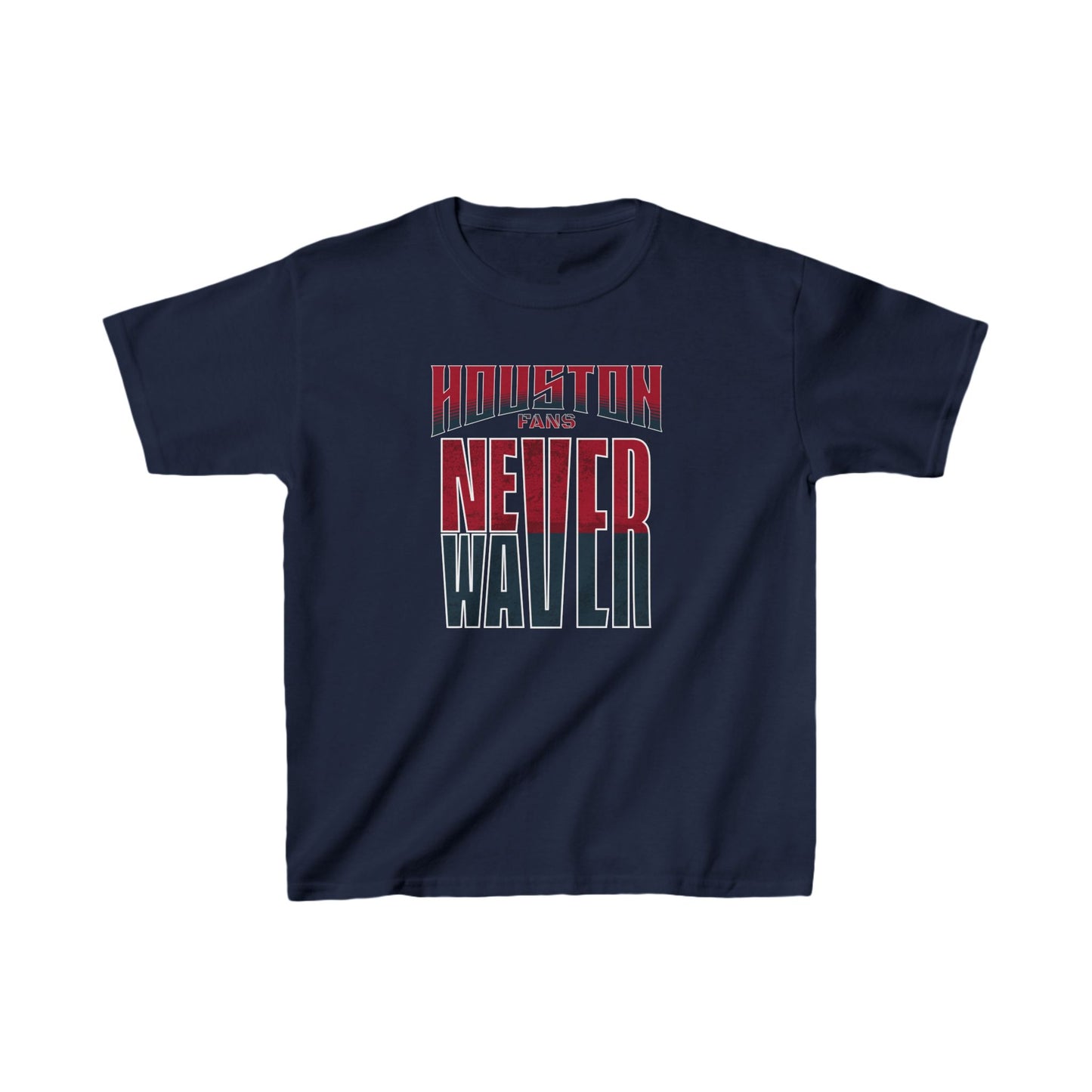 Huston Fans Never Waver Kids Heavy Cotton™ Tee