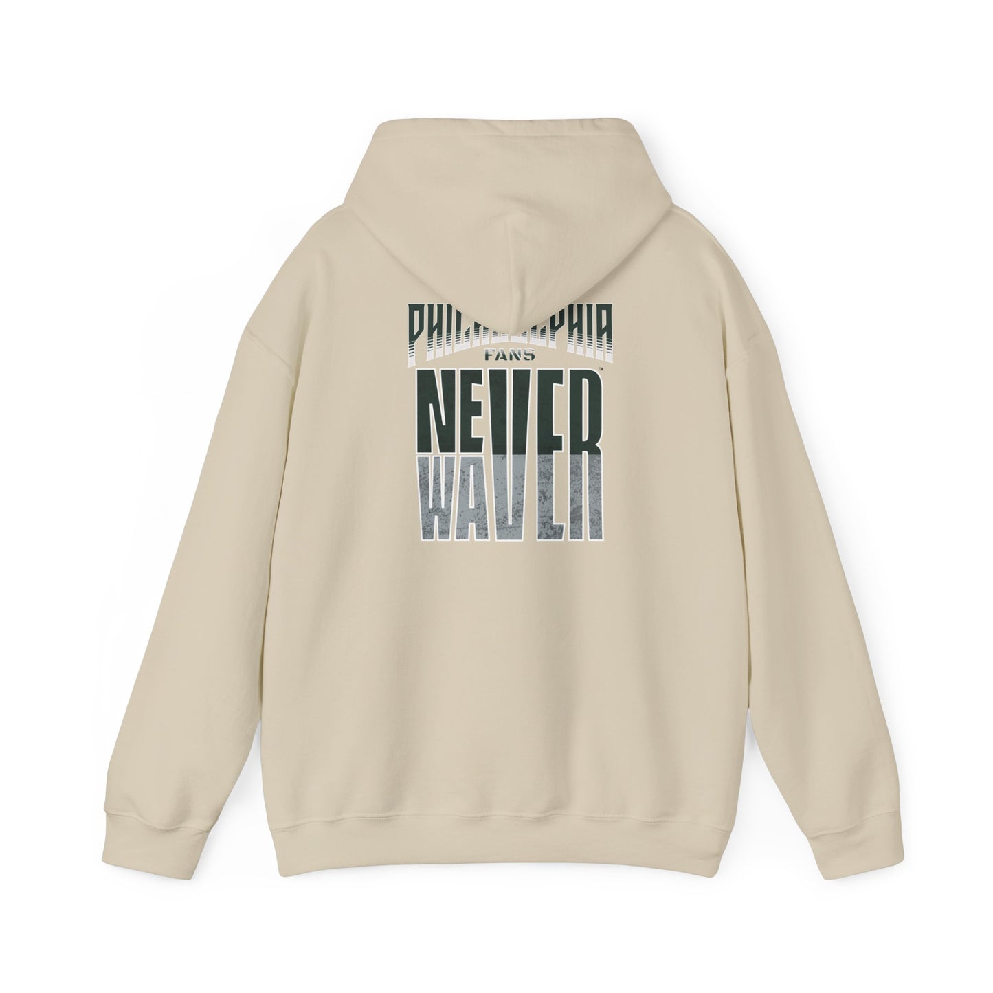 Philadelphia Fans Never Waver Unisex Heavy Blend™ Hooded Sweatshirt