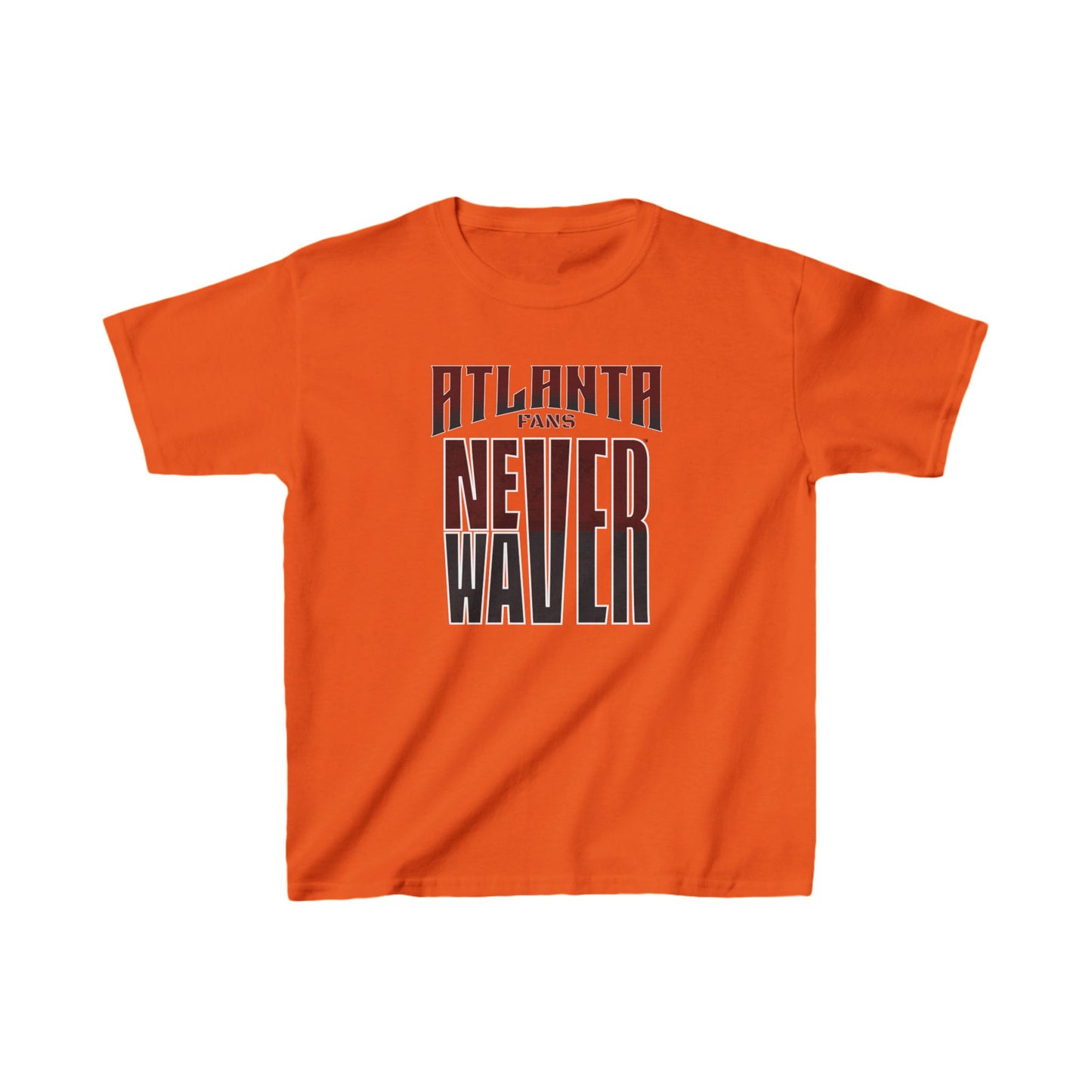 Atlanta Fans Never Waver Kids Heavy Cotton™ Tee