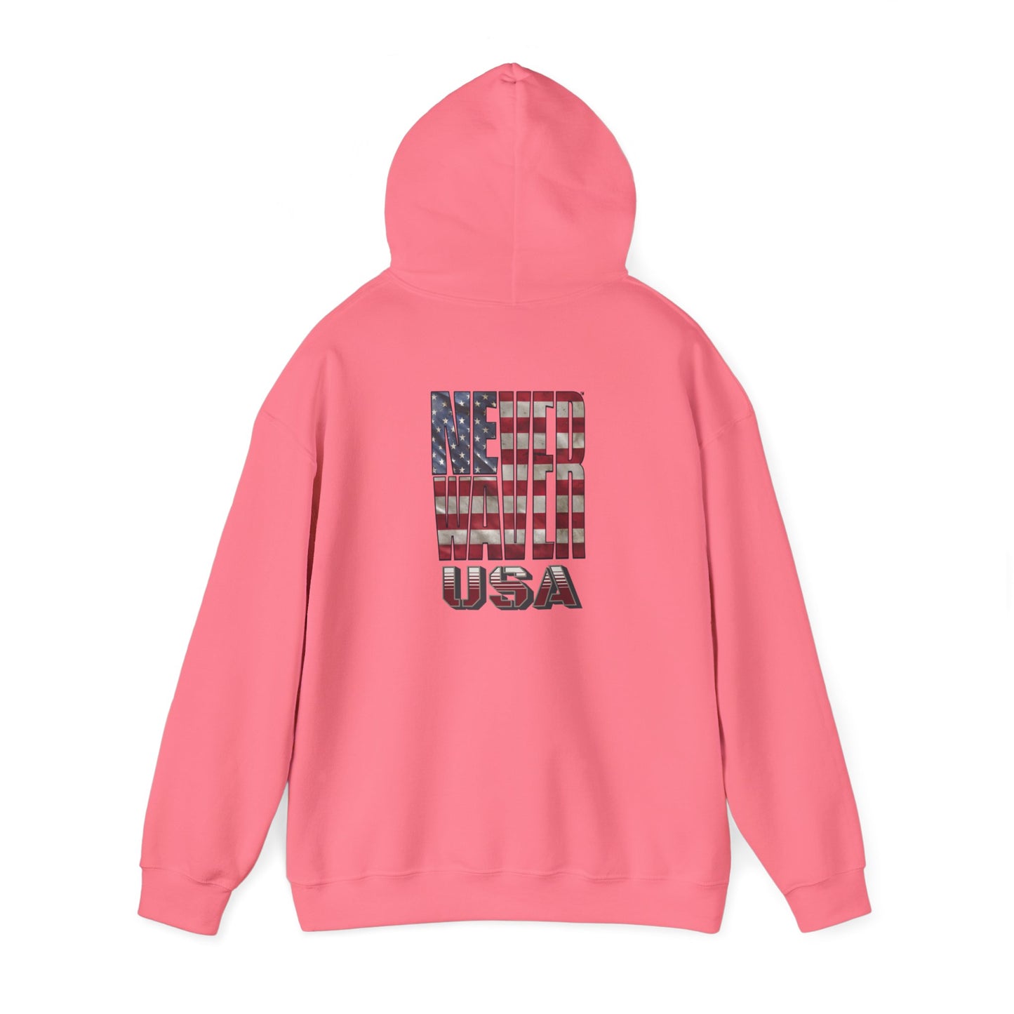 Never Waver USA Unisex Heavy Blend™ Hooded Sweatshirt