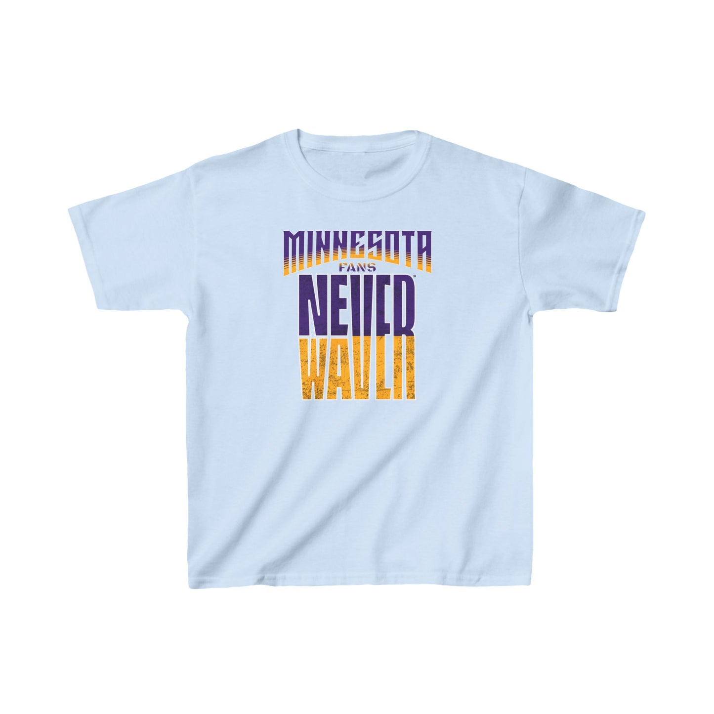 Minnesota Fans Never Waver Kids Heavy Cotton™ Tee