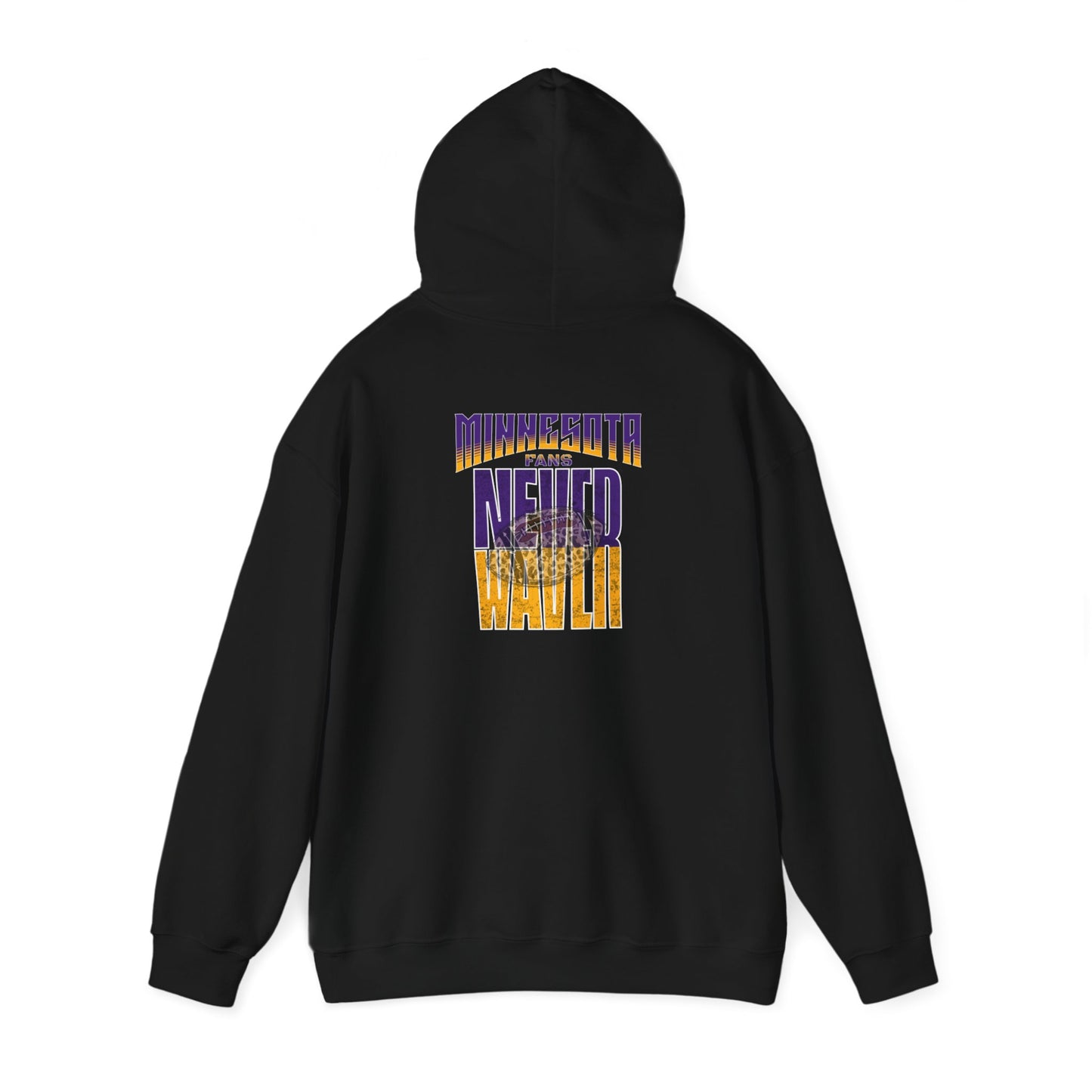 Minnesota Fans Never Waver W-Leopard Football Unisex Heavy Blend™ Hooded Sweatshirt