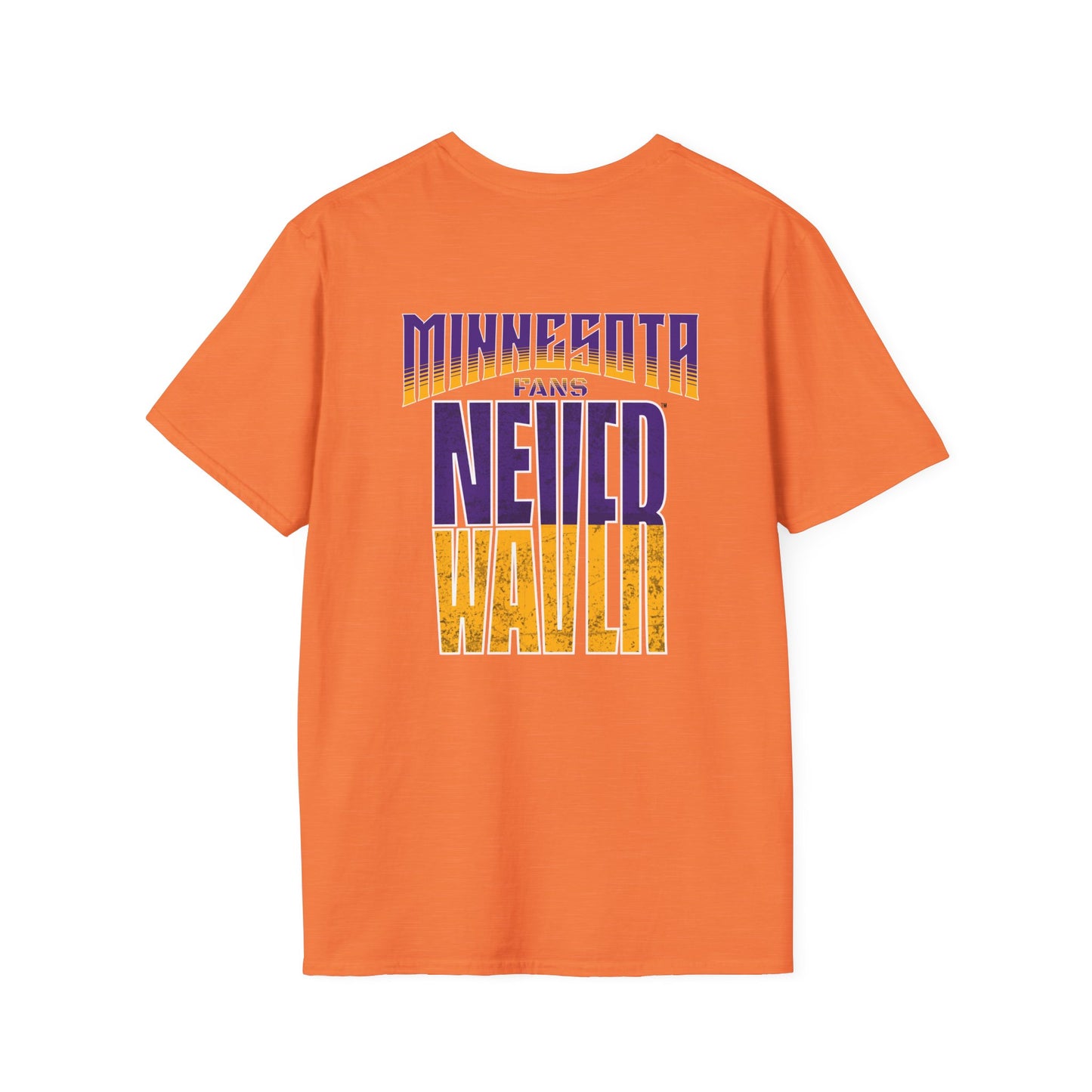 Minnesota Fans Never Waver Unisex Softstyle T-Shirt