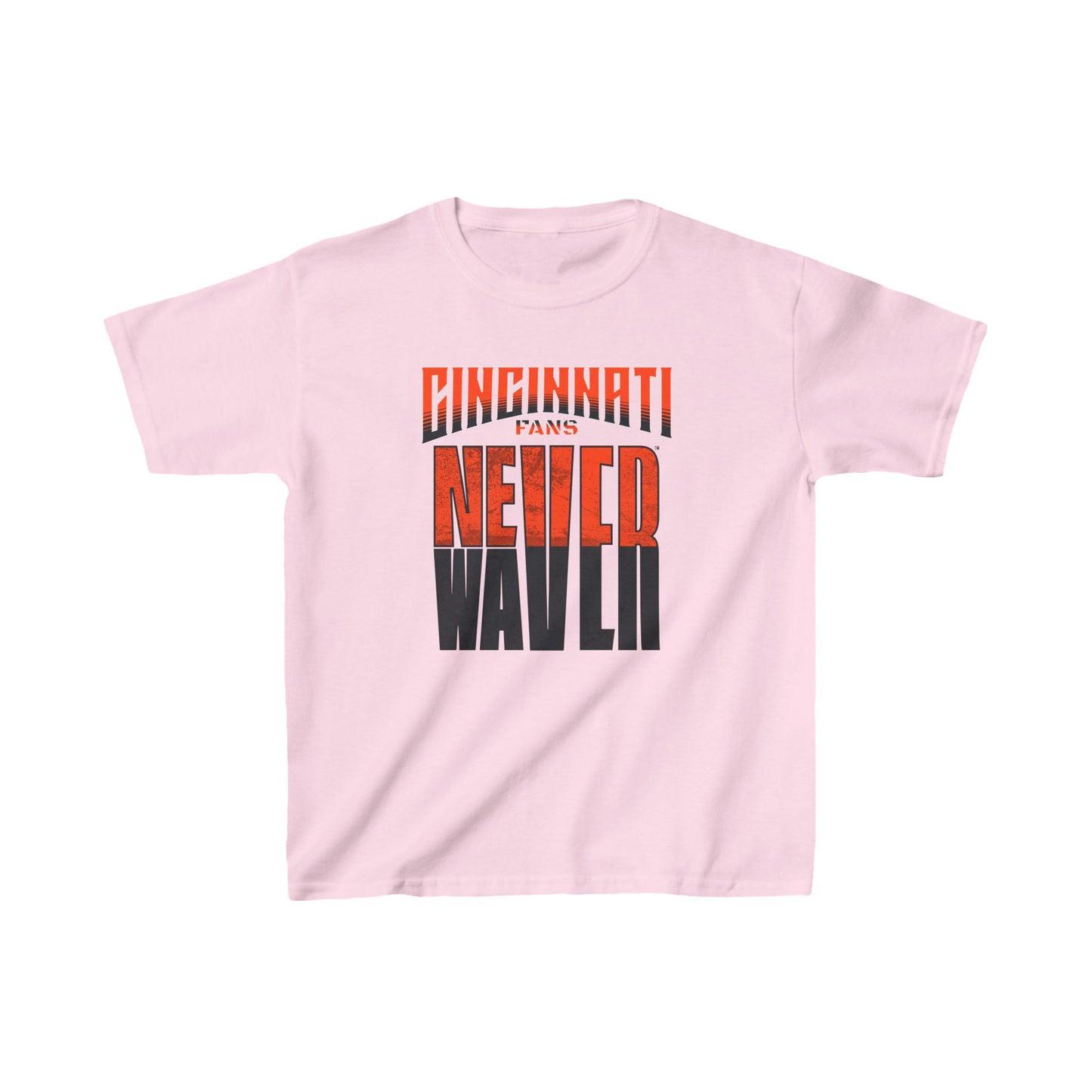 Cincinnati Fans Never Waver Kids Heavy Cotton™ Tee