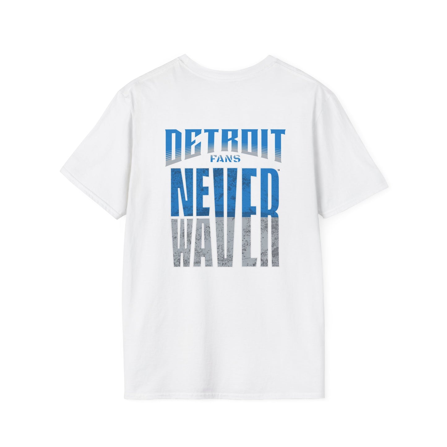 Detroit Fans Never Waver Unisex Softstyle T-Shirt