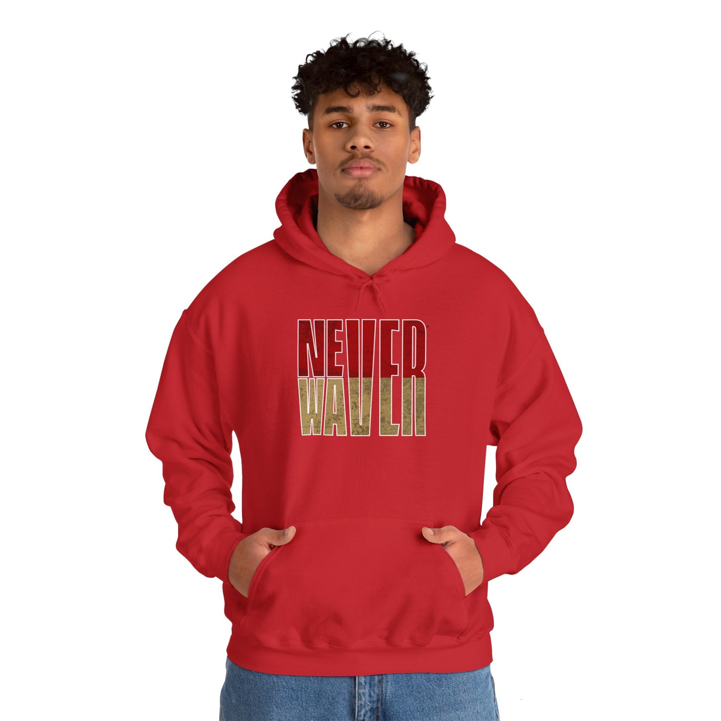 San Francisco Fans Never Waver Unisex Heavy Blend™ Hooded Sweatshirt