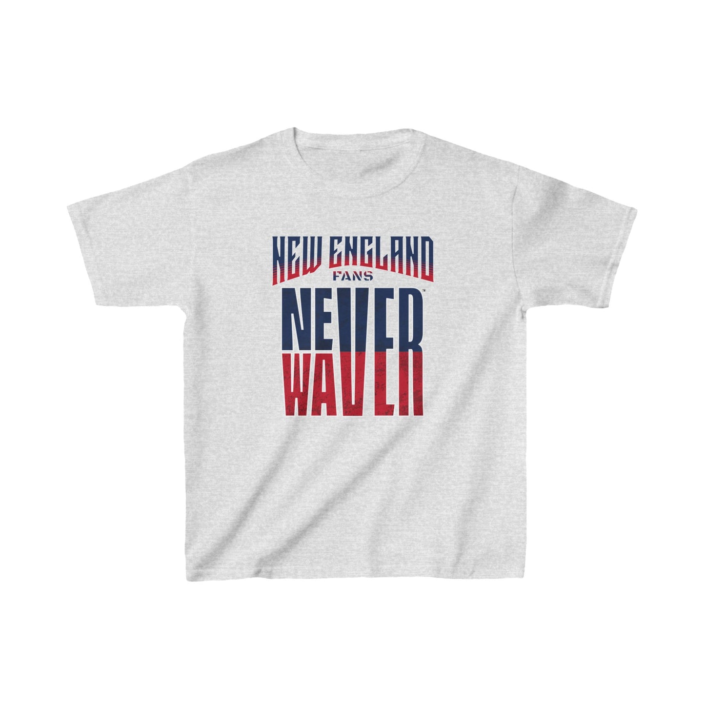 New England Fans Never Waver Kids Heavy Cotton™ Tee