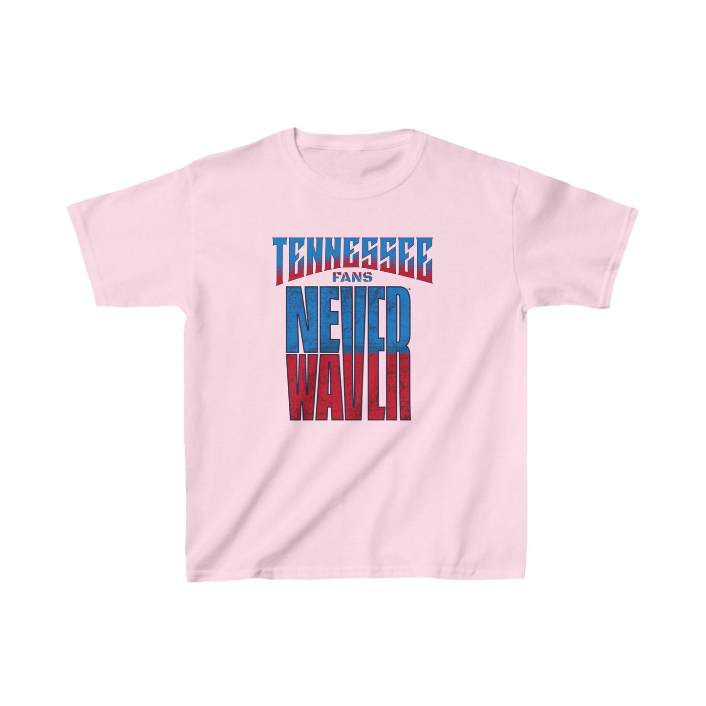 Tennessee Fans Never Waver Kids Heavy Cotton™ Tee