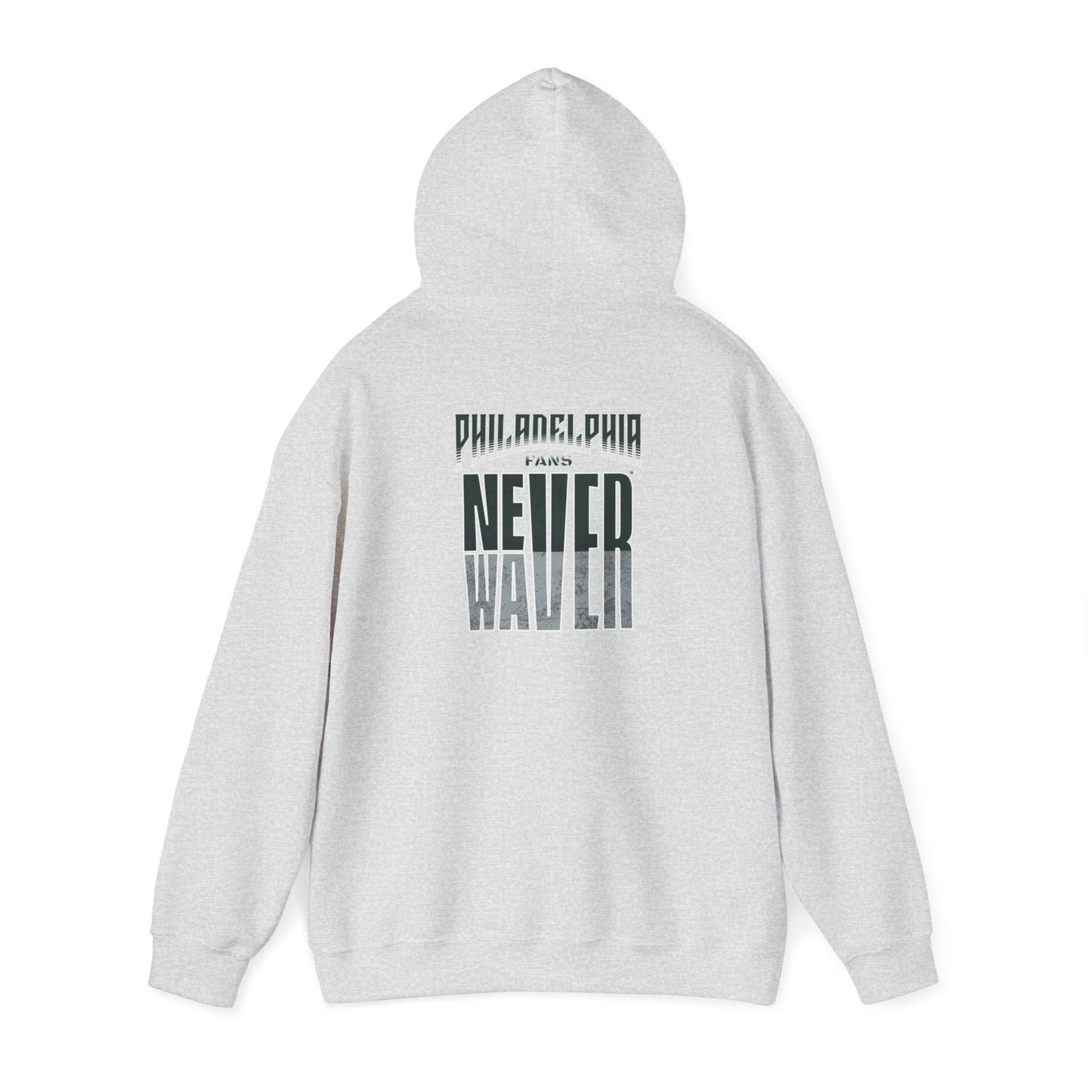 Philadelphia Fans Never Waver Unisex Heavy Blend™ Hooded Sweatshirt