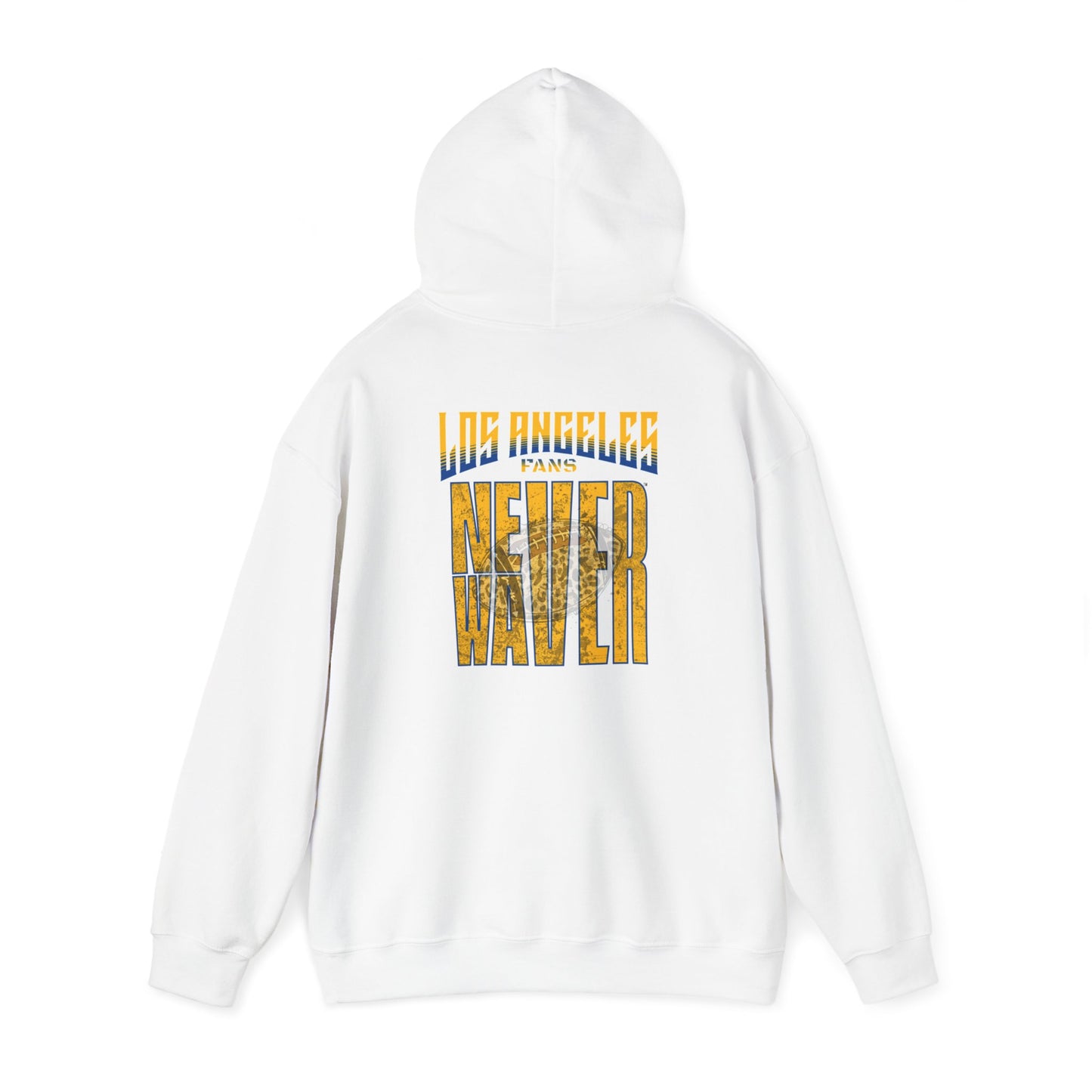 Los Angeles Fans Never Waver W-Leopard Football Unisex Heavy Blend™ Hooded Sweatshirt