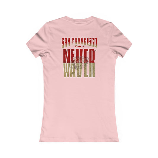 San Francisco Fans Never Waver With Leopard Football Women's Favorite Tee