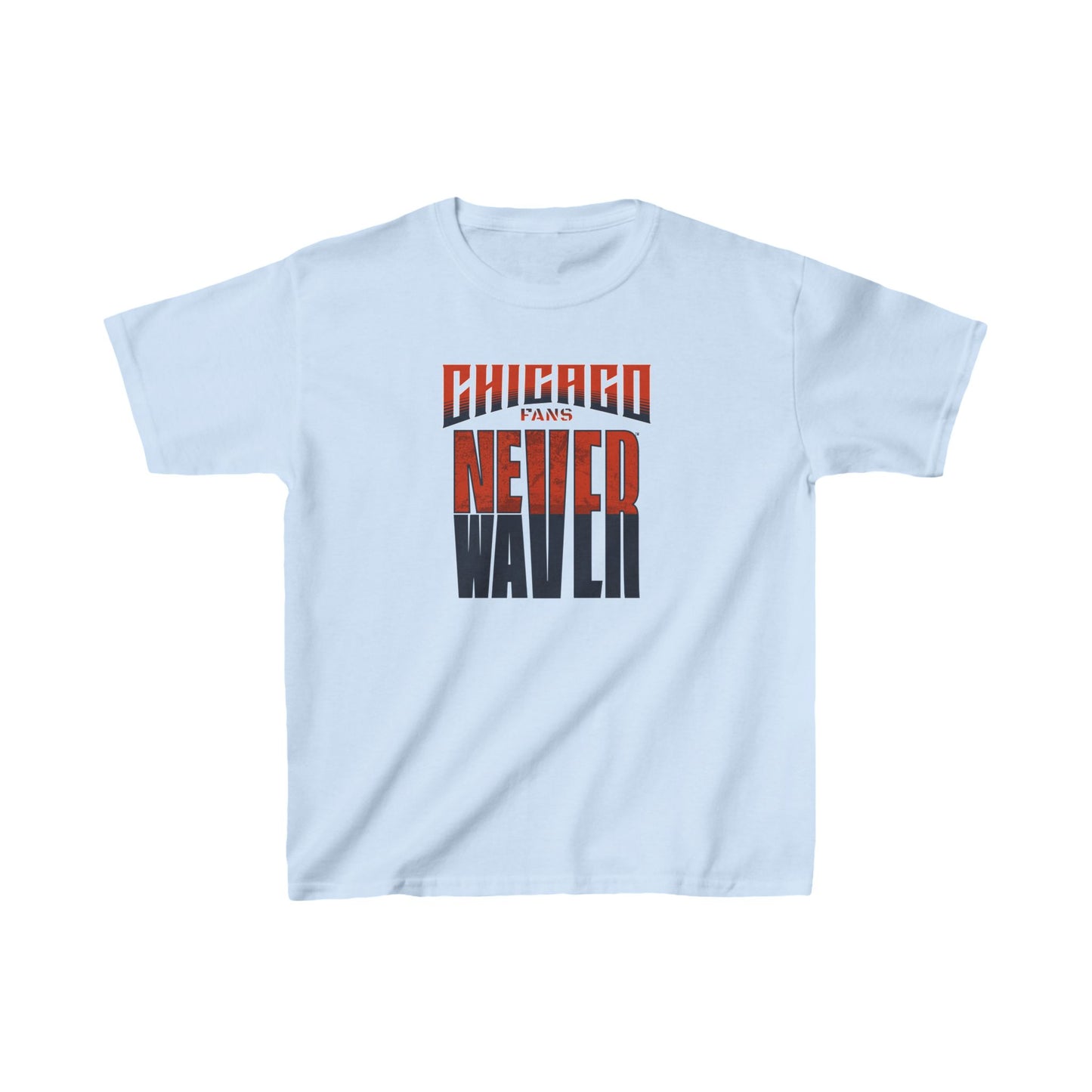 Chicago Fans Never Waver Kids Heavy Cotton™ Tee