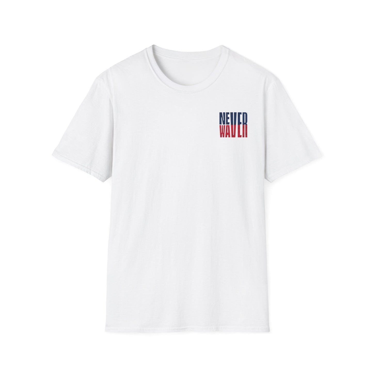 New England Fans Never Waver Unisex Softstyle T-Shirt