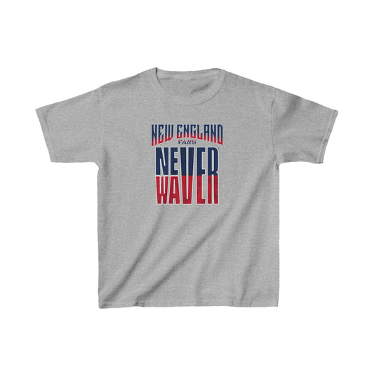 New England Fans Never Waver Kids Heavy Cotton™ Tee