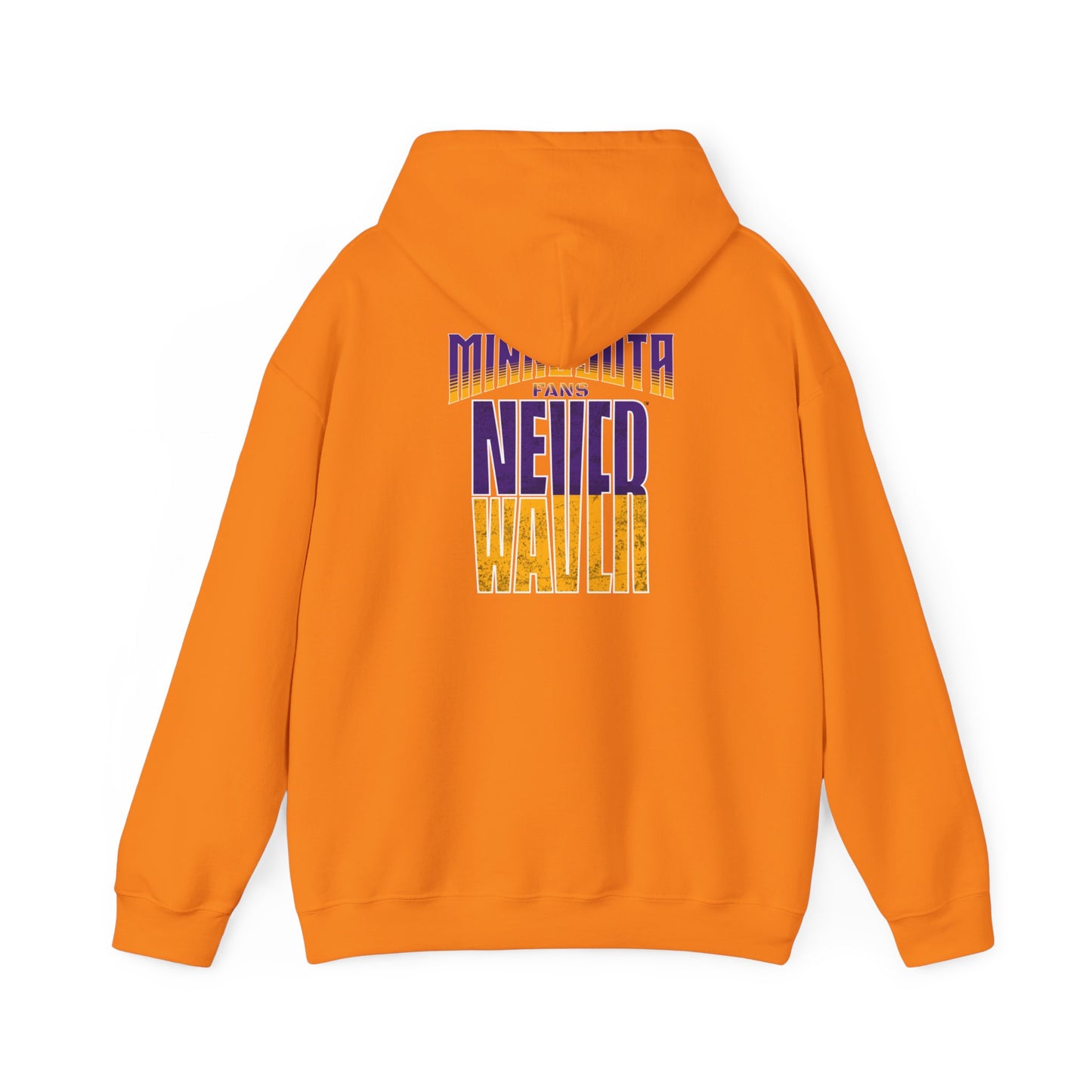 Minnesota Fans Never Waver Unisex Heavy Blend™ Hooded Sweatshirt