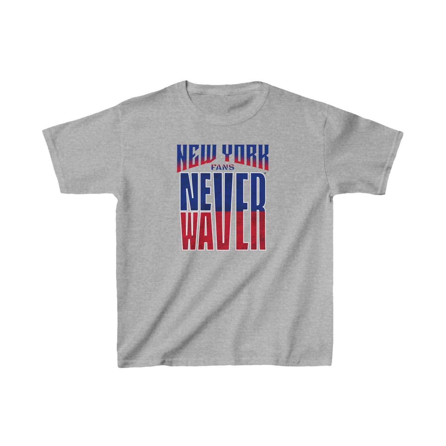 New York Fans Never Waver Kids Heavy Cotton™ Tee