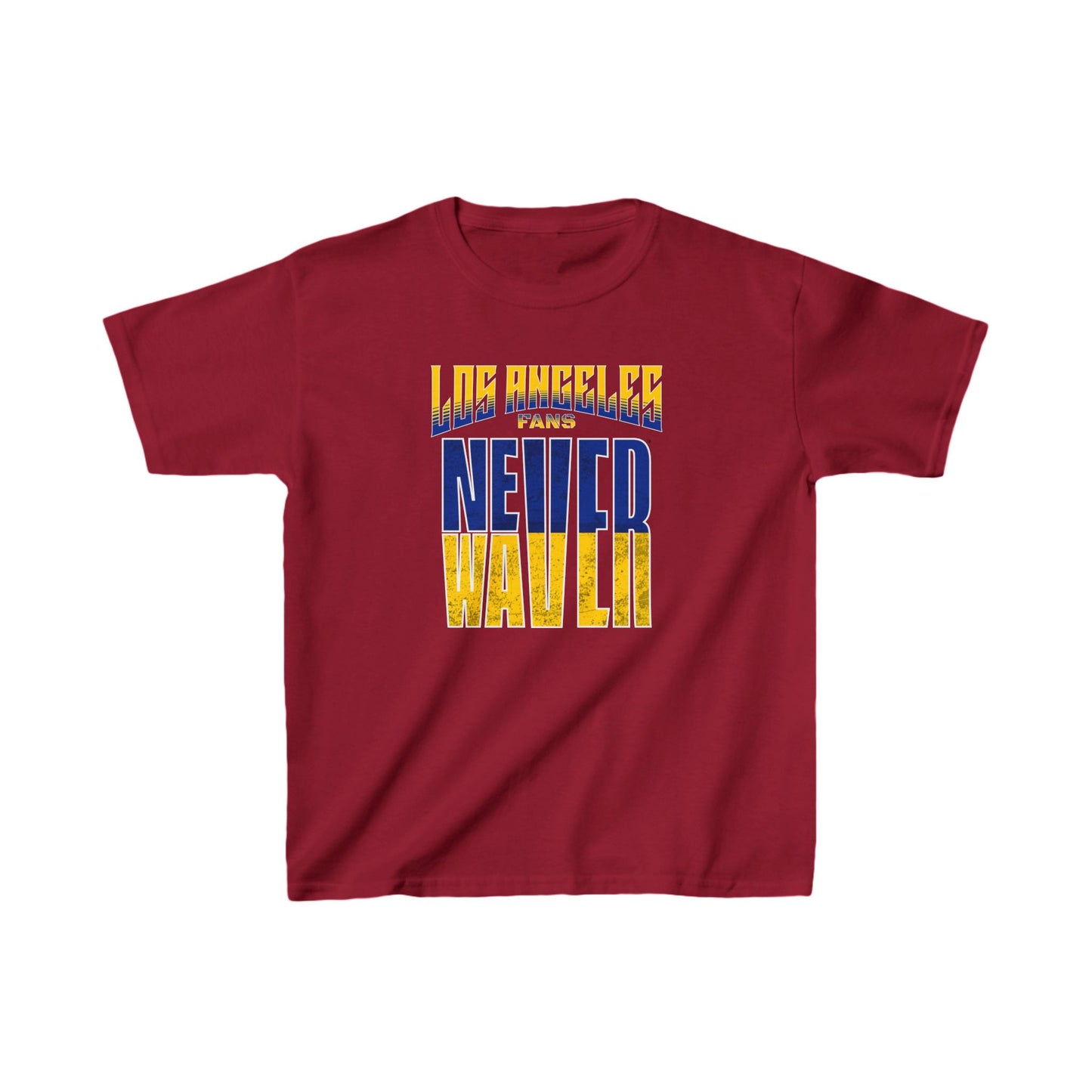 Los Angeles  Fans Never Waver Kids Heavy Cotton™ Tee