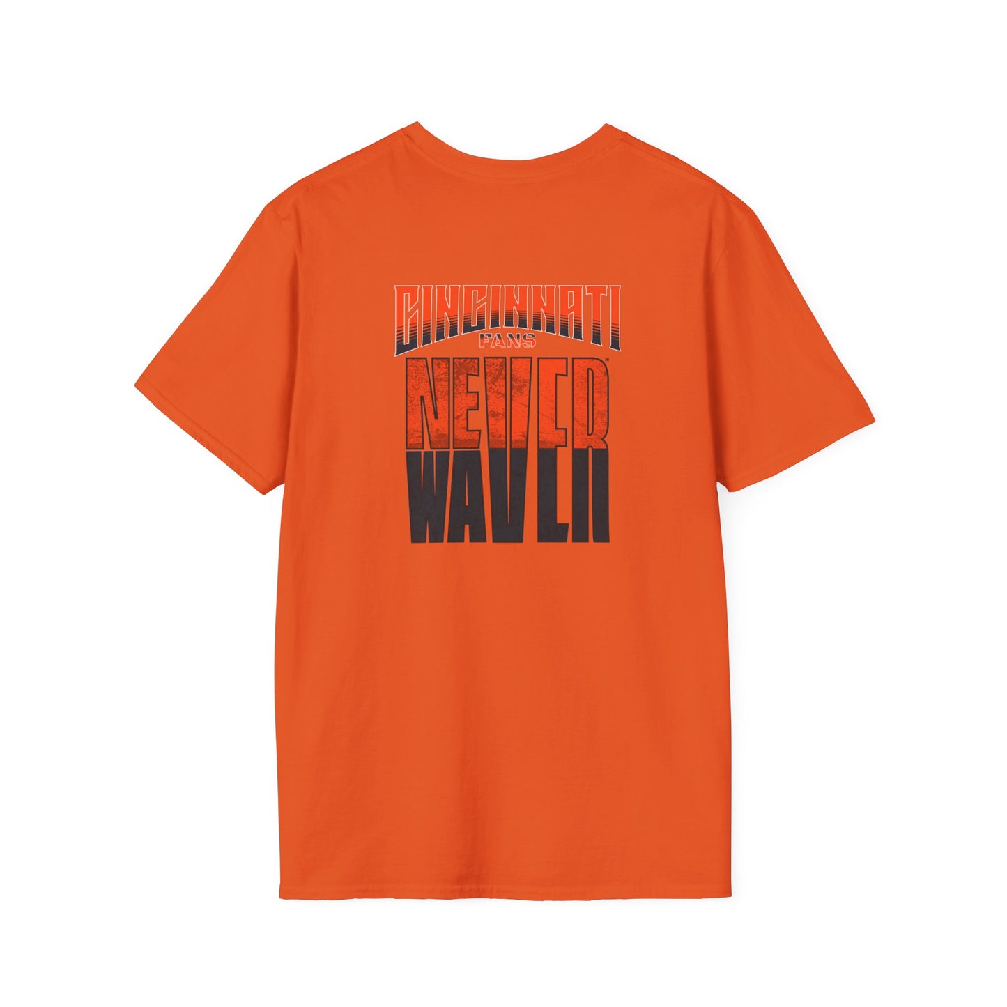 Cincinnati Fans Never Waver Unisex Softstyle T-Shirt