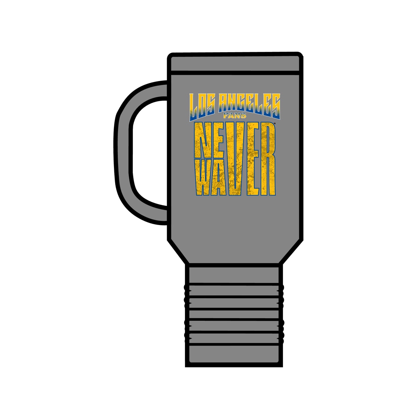 Los Angeles Fans Never Waver Insulated Travel Mug, 40oz