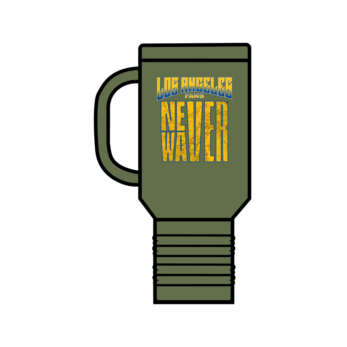 Los Angeles Fans Never Waver Insulated Travel Mug, 40oz