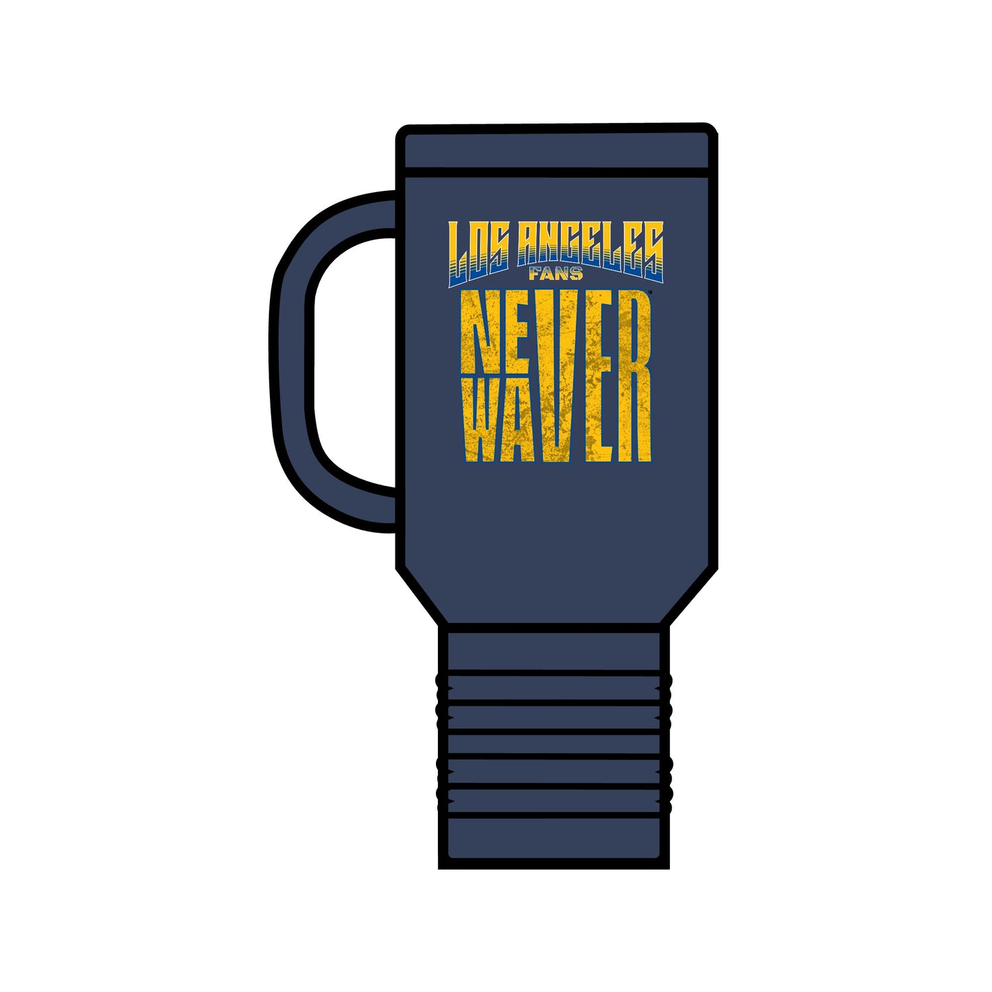 Los Angeles Fans Never Waver Insulated Travel Mug, 40oz