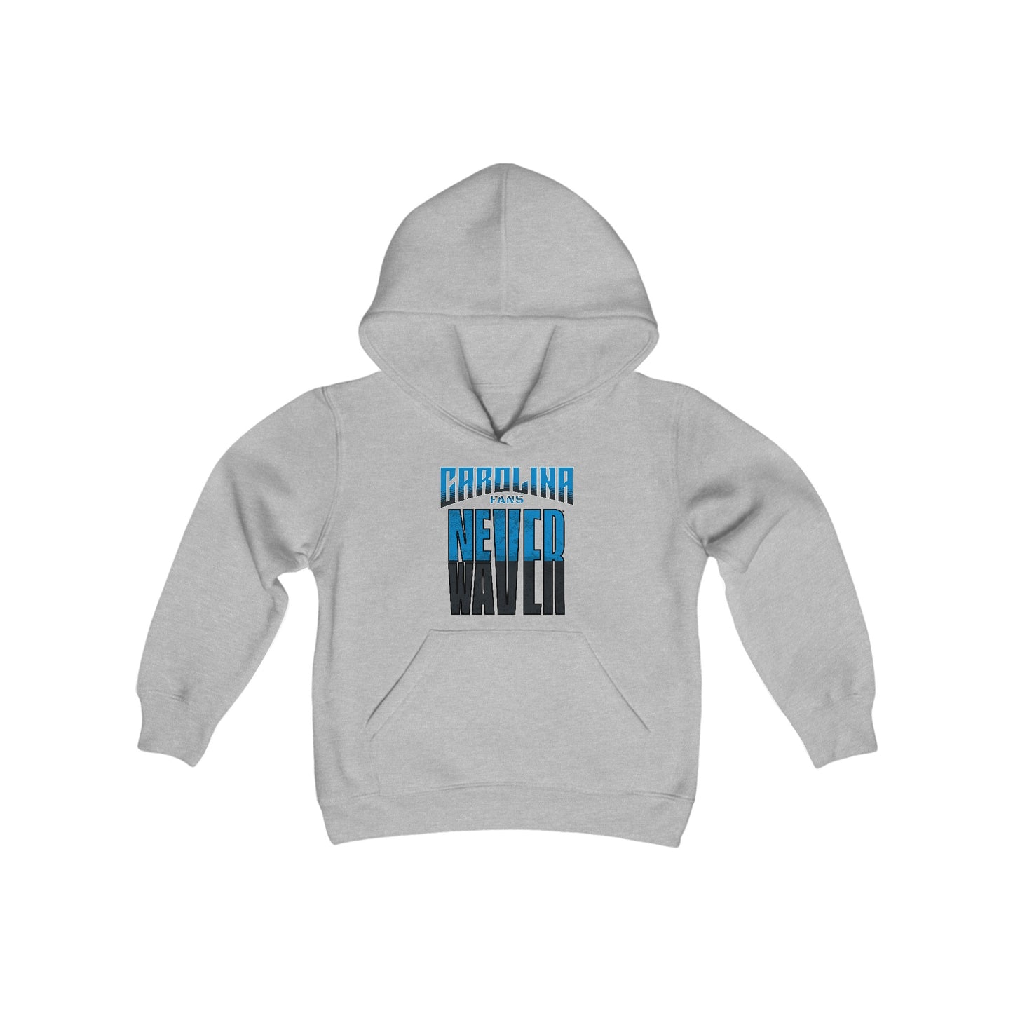 Carolina Fans Never Waver Youth Heavy Blend Hooded Sweatshirt