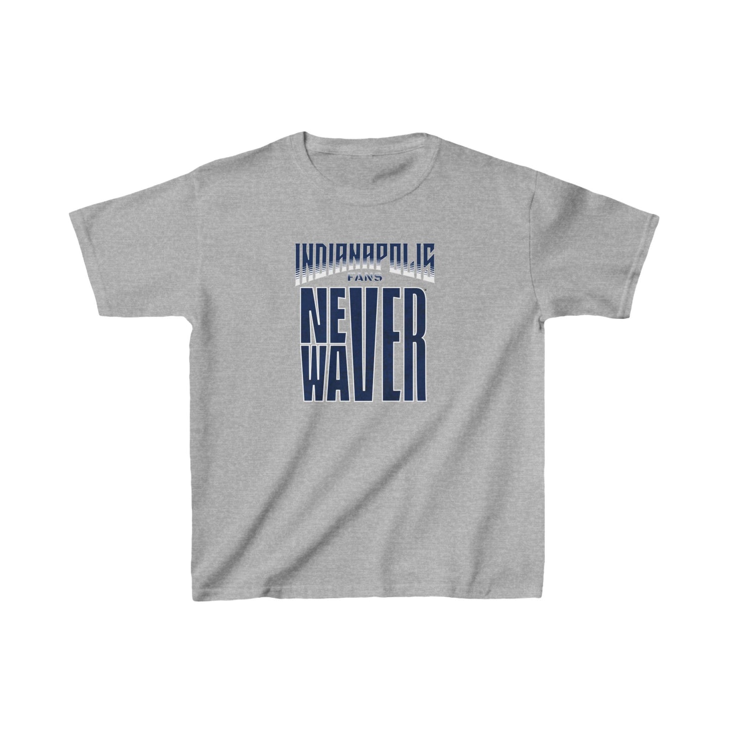 Indianapolis Fans Never Waver Kids Heavy Cotton™ Tee