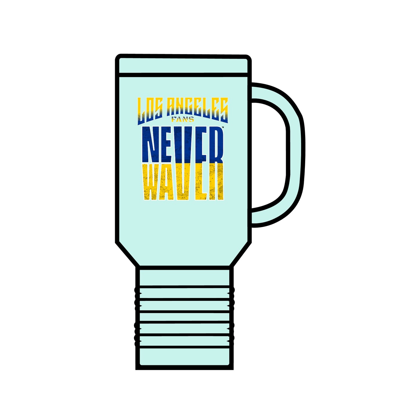 Los Angeles Fans Never Waver Insulated Travel Mug, 40oz