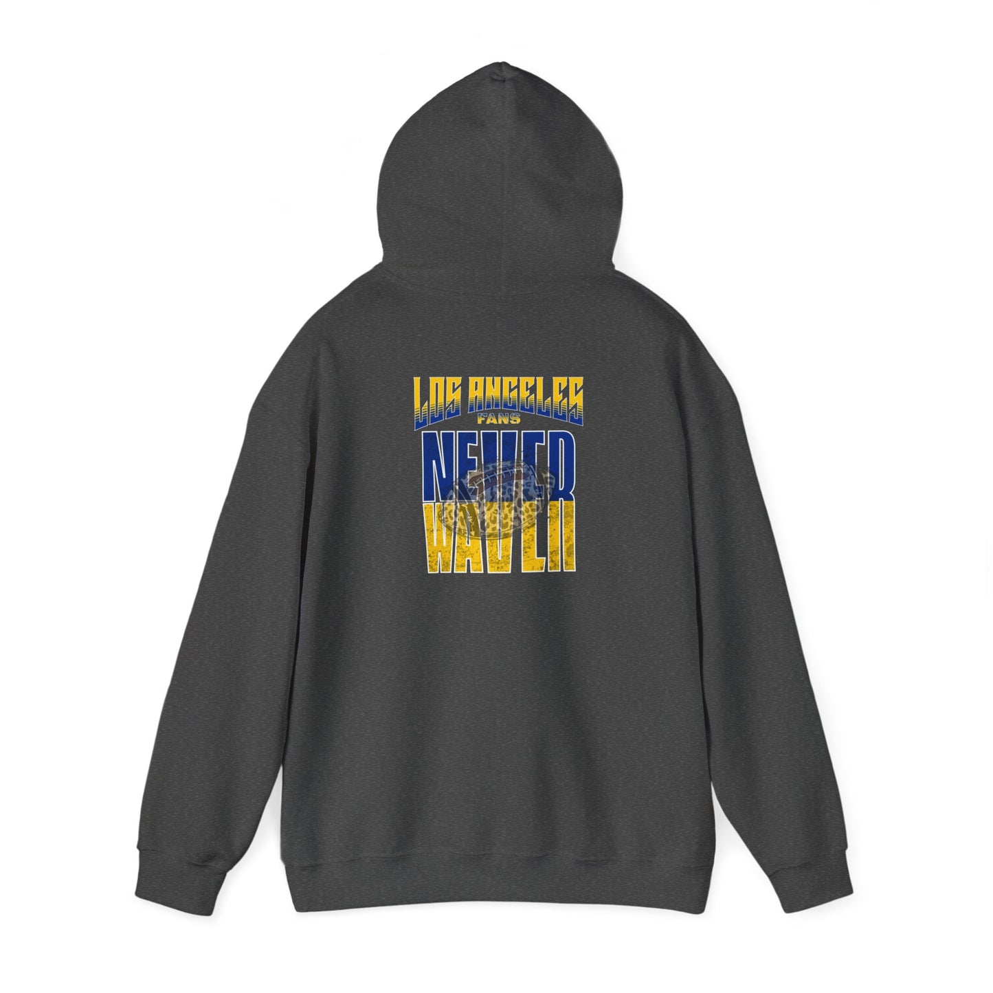 Los Angeles Fans Never Waver W-Leopard Football Unisex Heavy Blend™ Hooded Sweatshirt