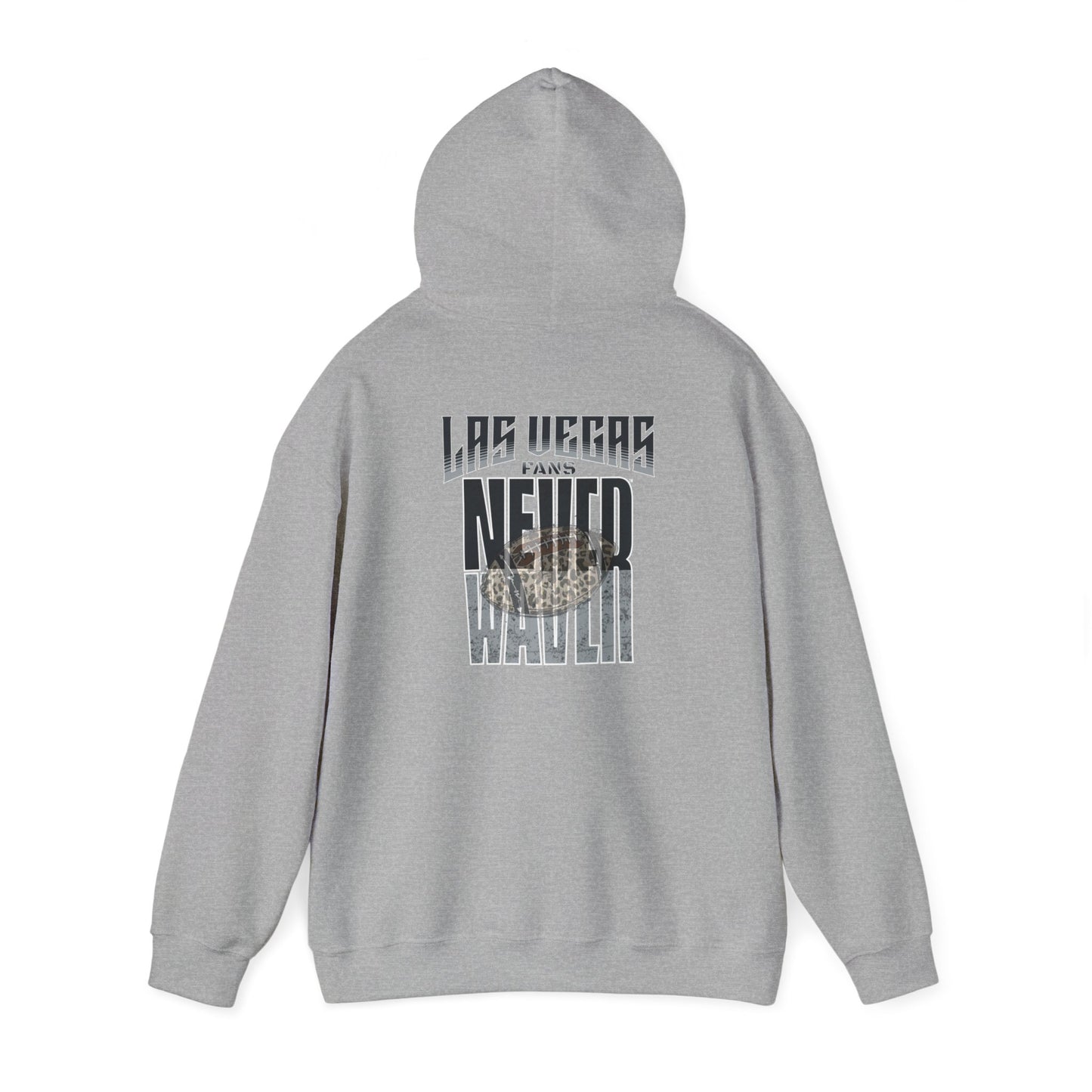 Las Vegas Fans Never Waver W-Leopard Football Unisex Heavy Blend™ Hooded Sweatshirt