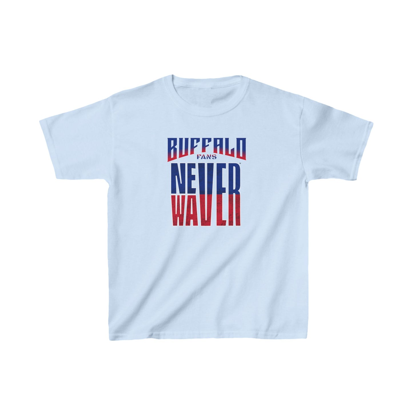 Buffalo Fans Never Waver Kids Heavy Cotton™ Tee