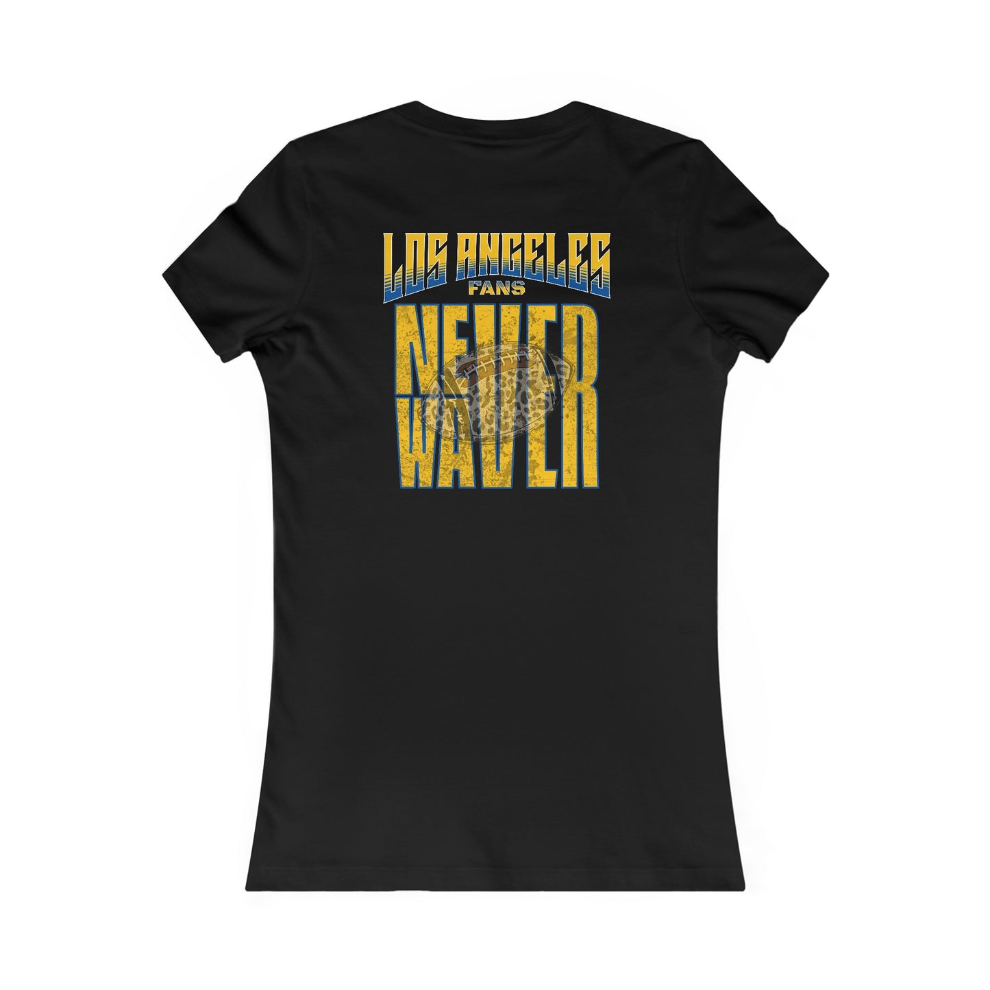 Los Angeles Fans Never Waver W-Leopard Football Women's Favorite Tee