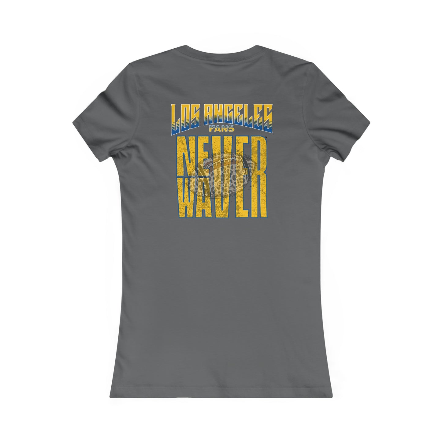 Los Angeles Fans Never Waver W-Leopard Football Women's Favorite Tee