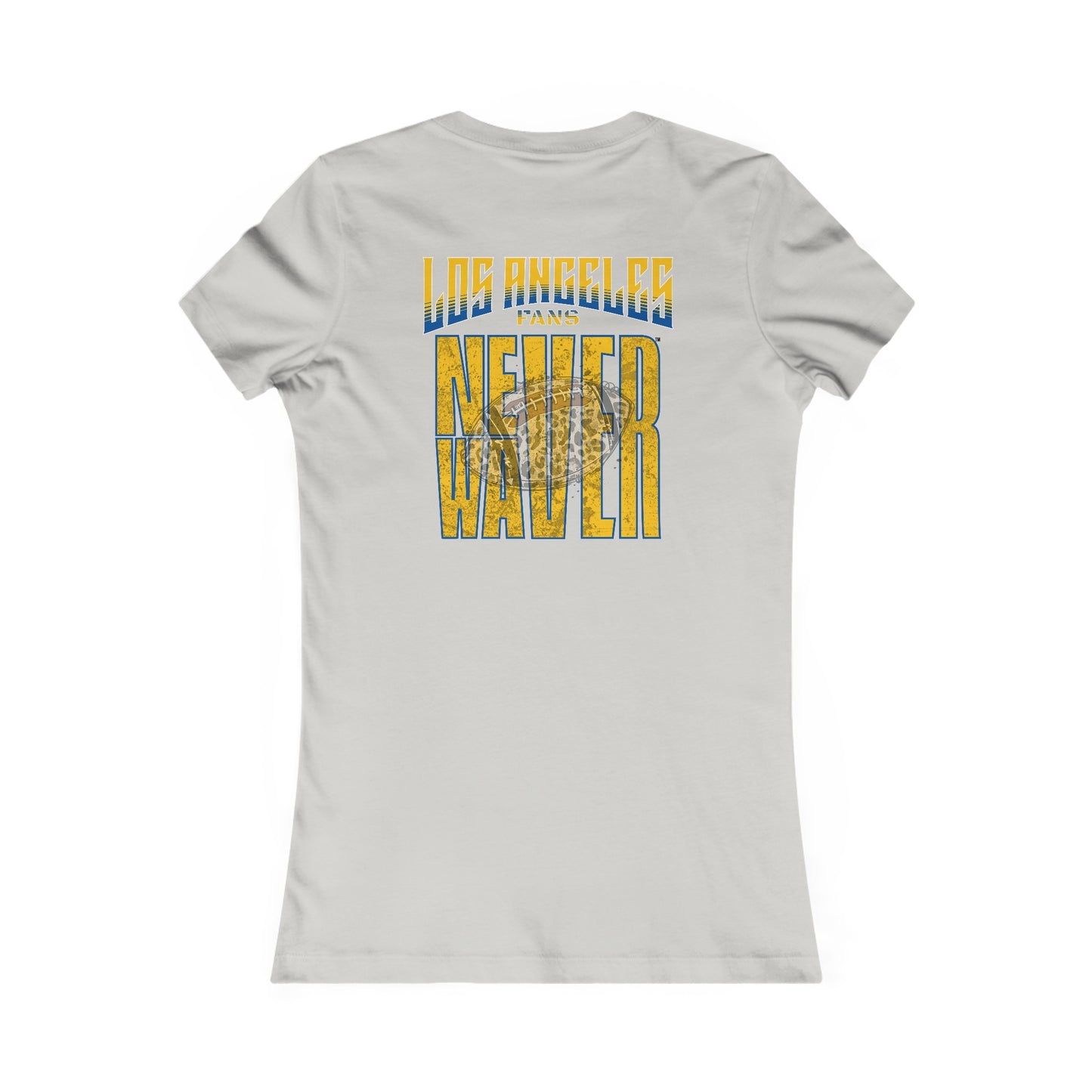 Los Angeles Fans Never Waver W-Leopard Football Women's Favorite Tee