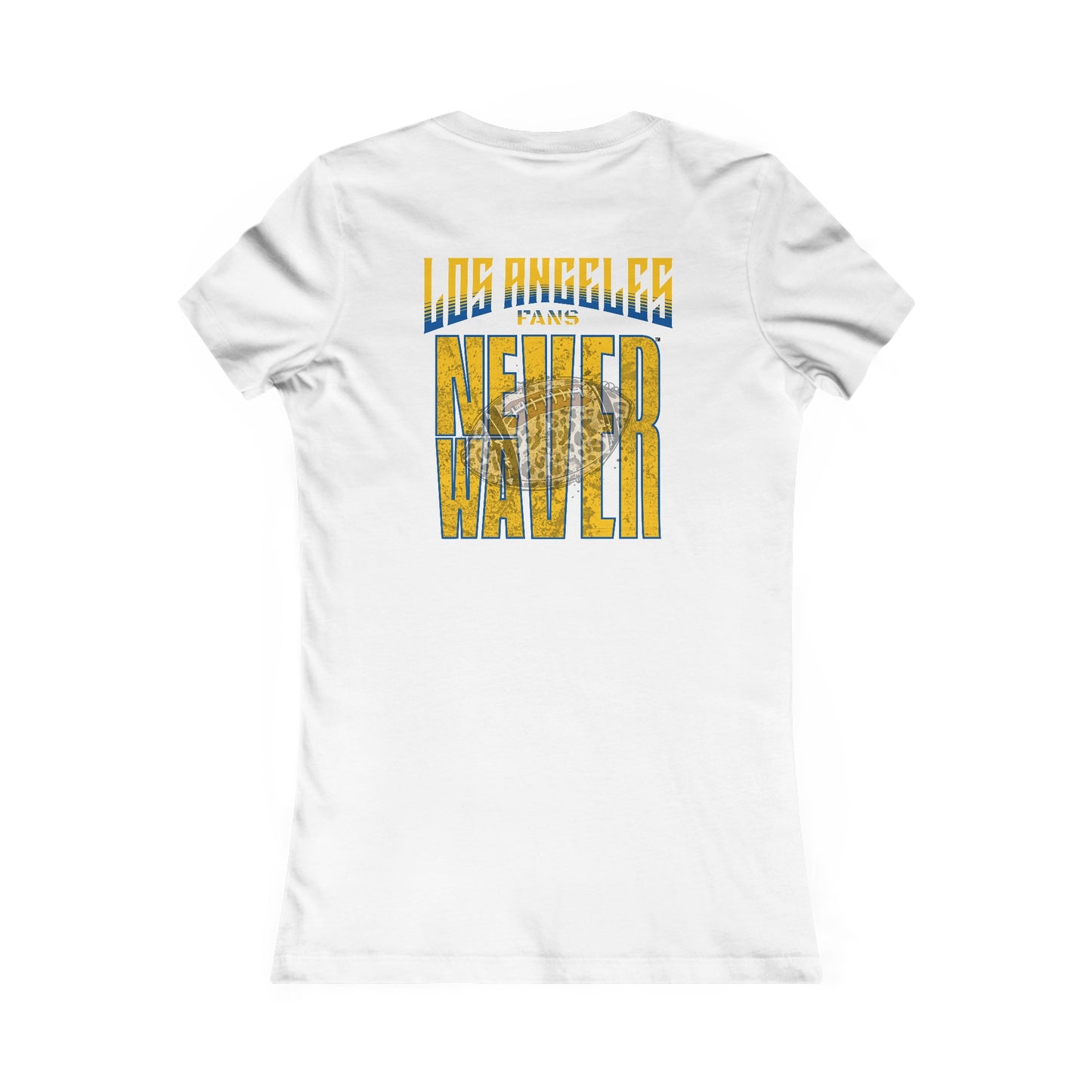 Los Angeles Fans Never Waver W-Leopard Football Women's Favorite Tee