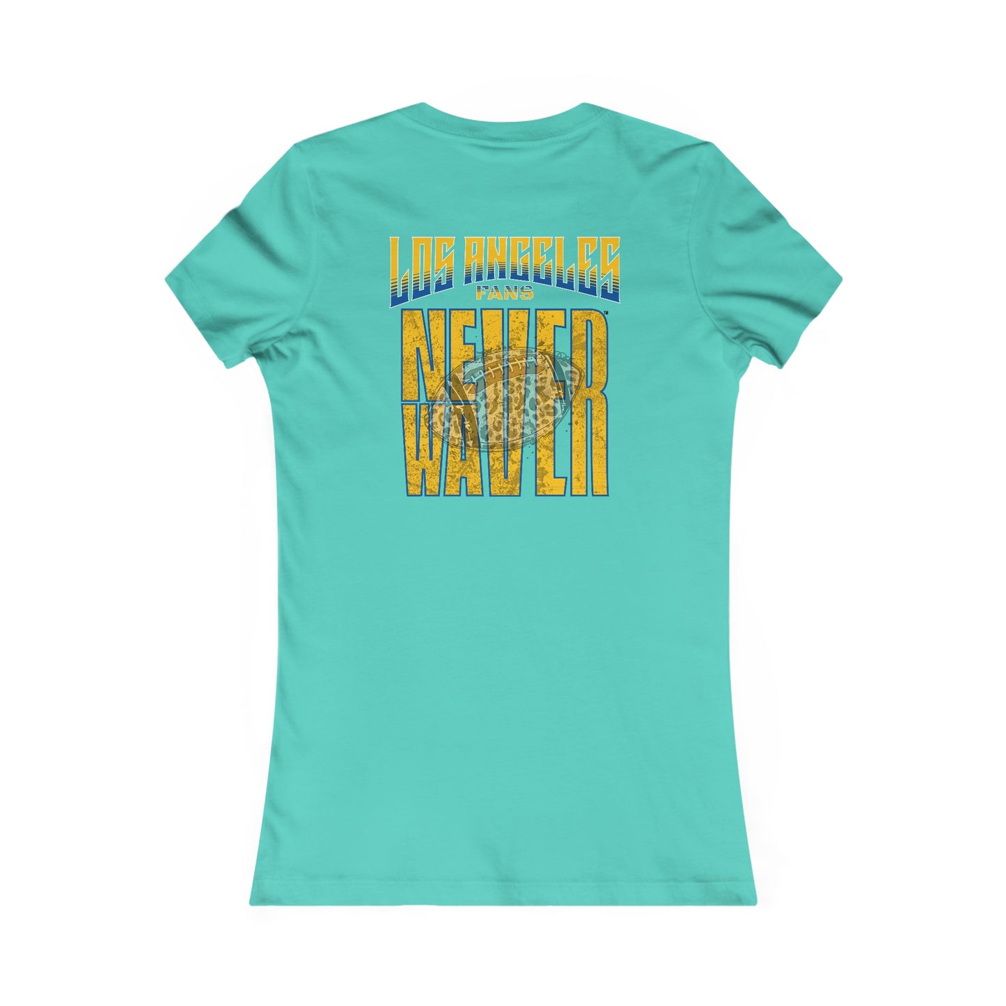 Los Angeles Fans Never Waver W-Leopard Football Women's Favorite Tee