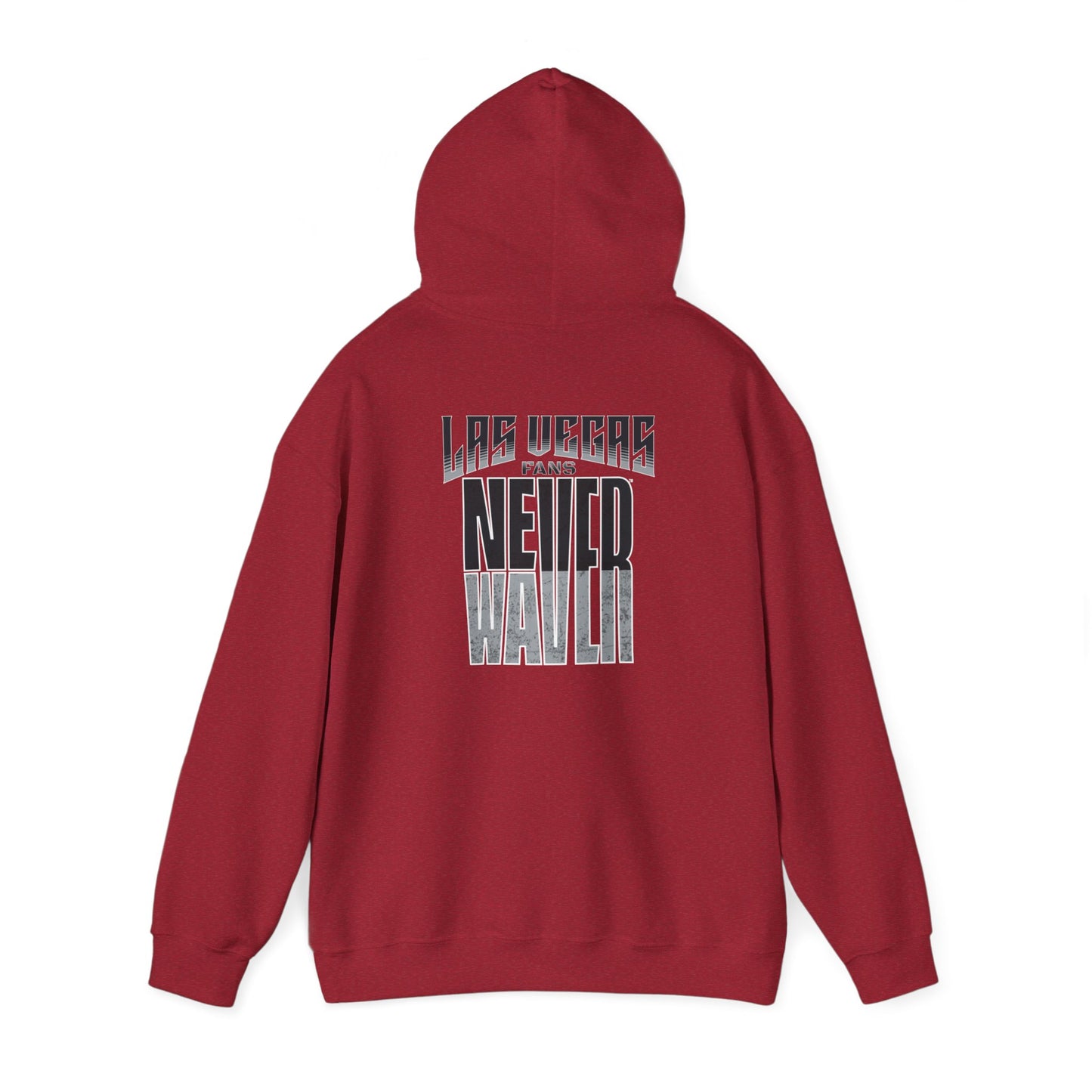 Las Vegas Fans Never Waver Unisex Heavy Blend™ Hooded Sweatshirt