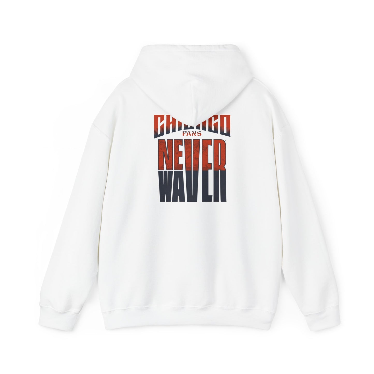 Chicago Fans Never Waver Unisex Heavy Blend™ Hooded Sweatshirt