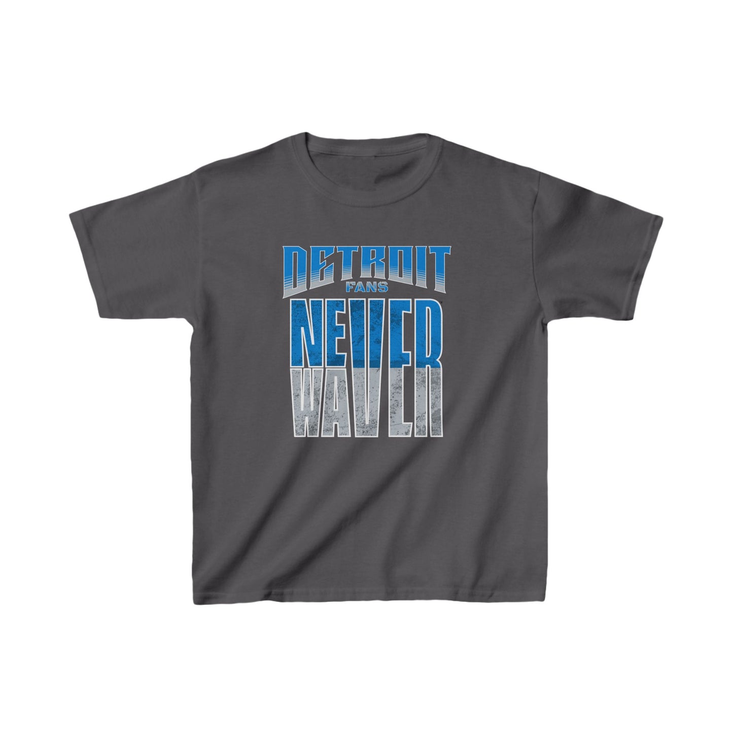 Detroit Fans Never Waver Kids Heavy Cotton™ Tee