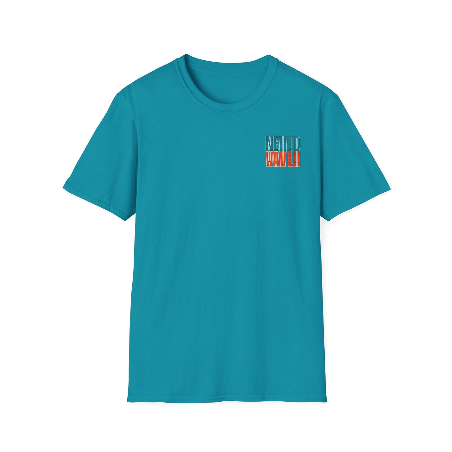 Miami Fans Never Waver Unisex Softstyle T-Shirt