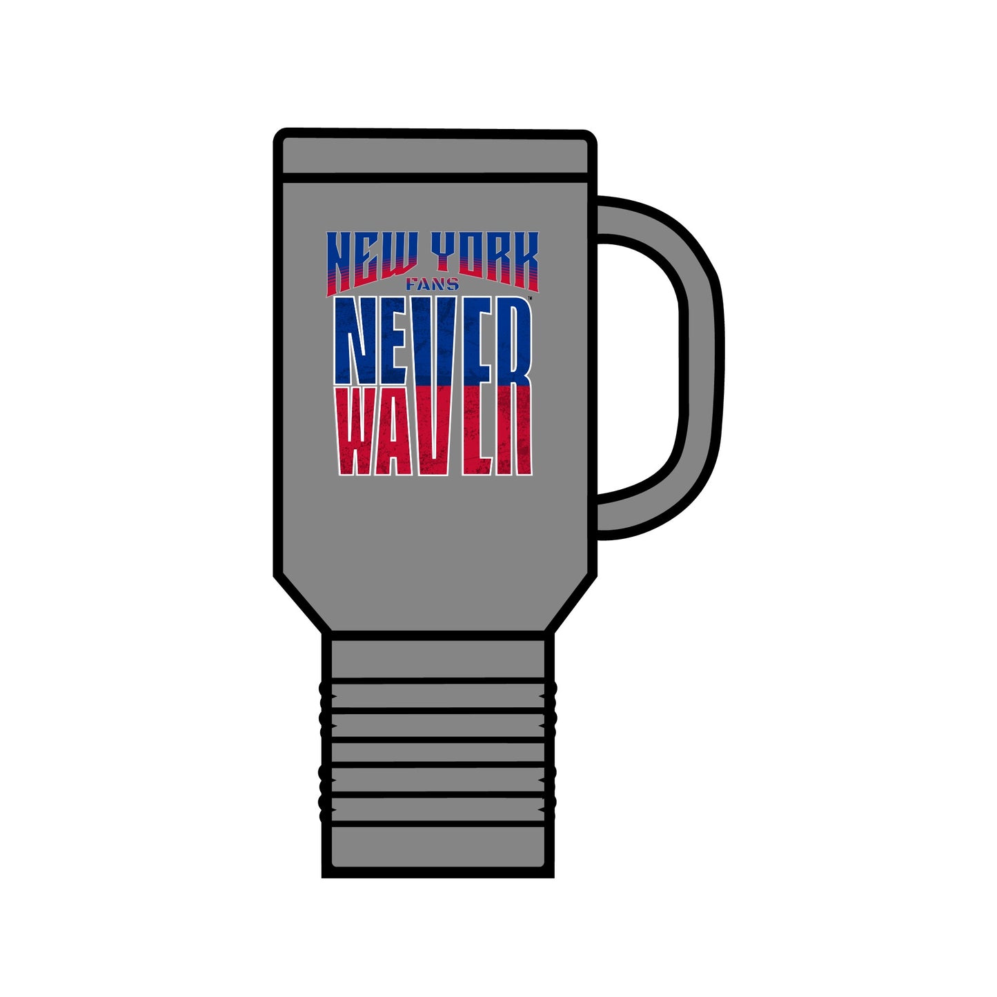 New York Fans Never Waver Insulated Travel Mug, 40oz