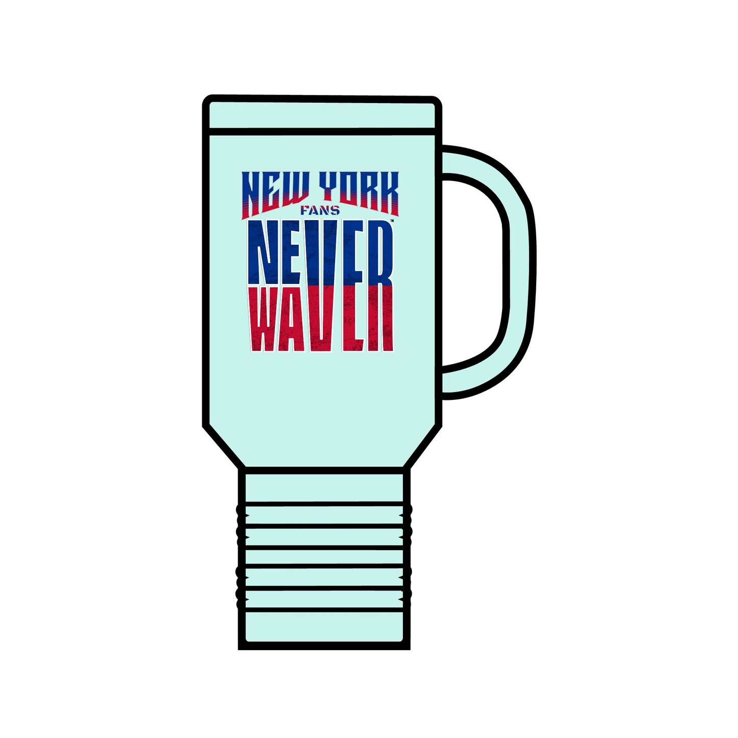 New York Fans Never Waver Insulated Travel Mug, 40oz