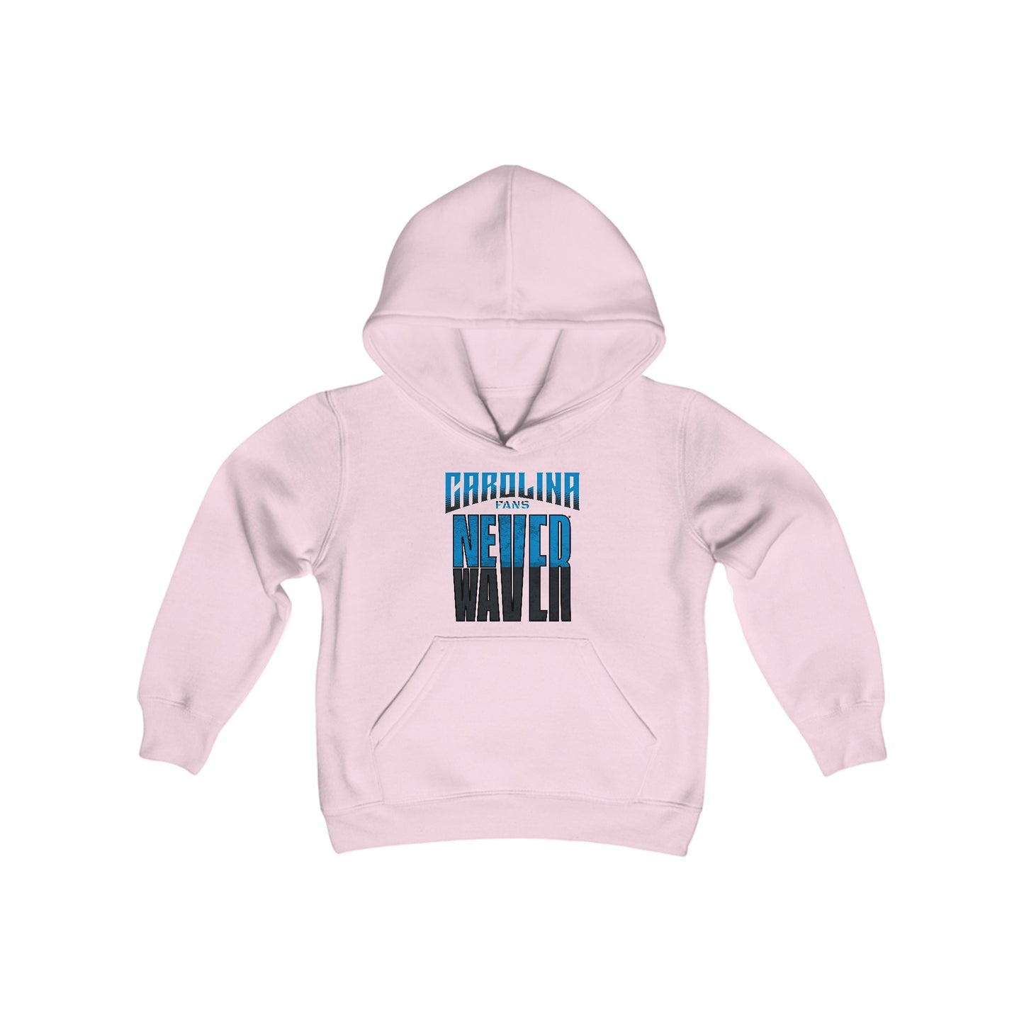 Carolina Fans Never Waver Youth Heavy Blend Hooded Sweatshirt