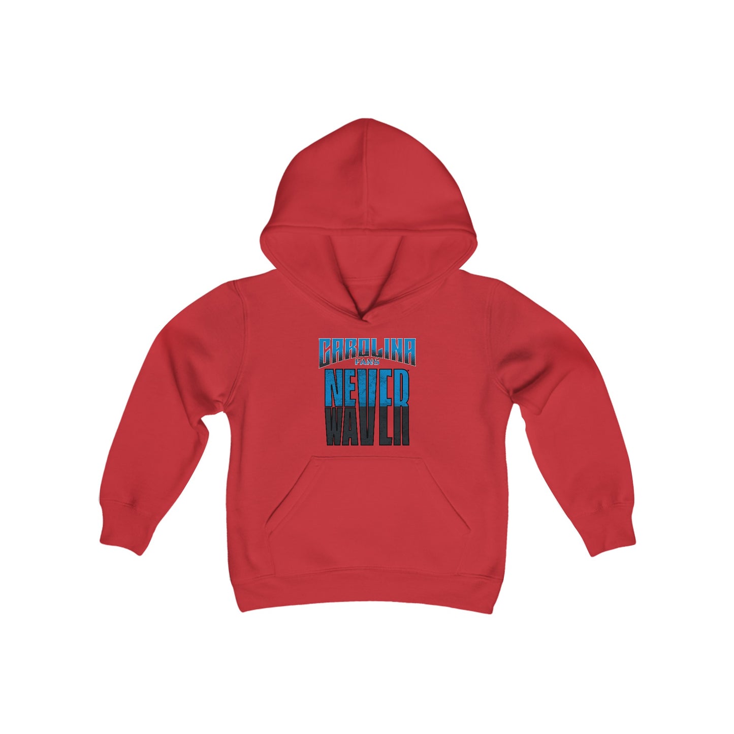 Carolina Fans Never Waver Youth Heavy Blend Hooded Sweatshirt