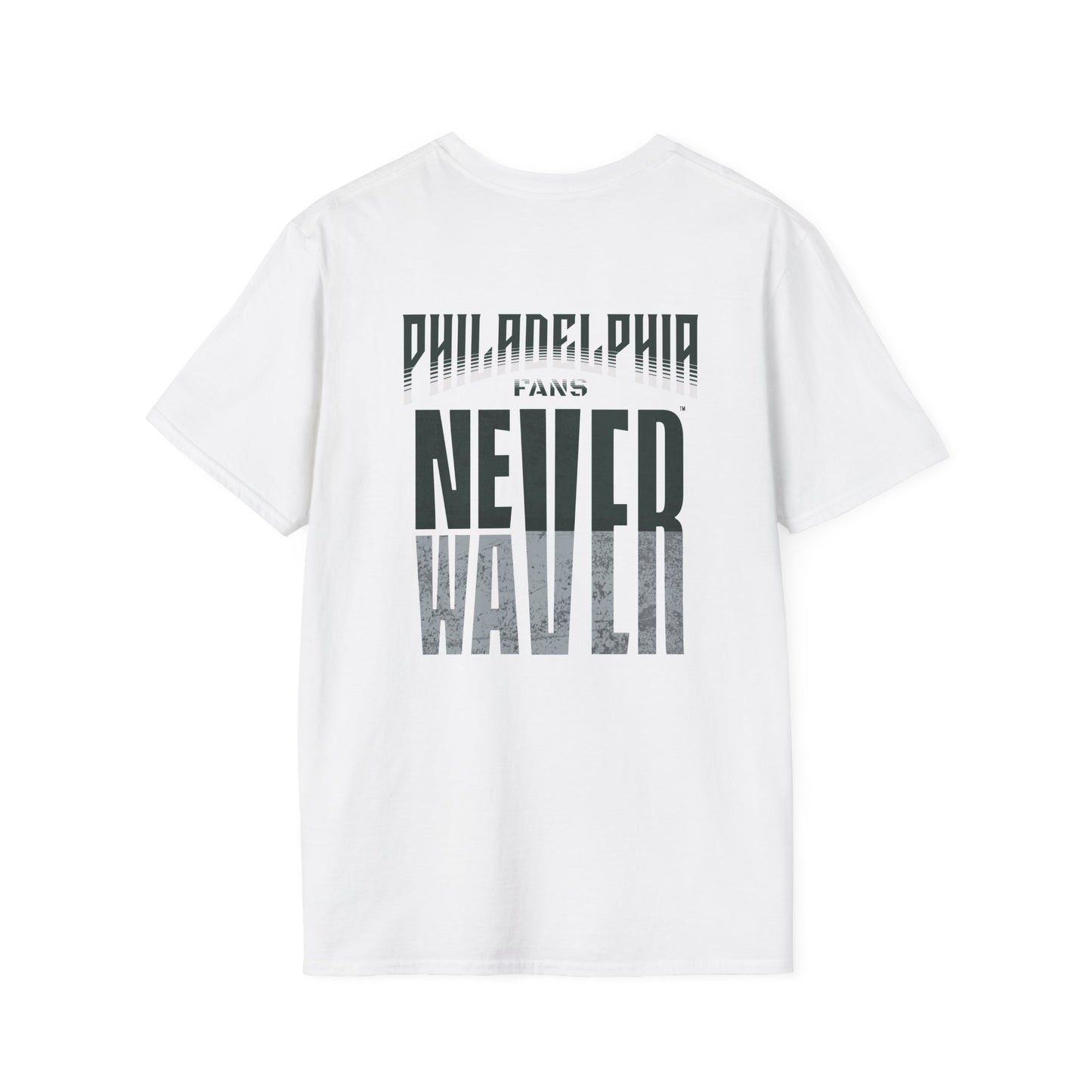 Philadelphia Fans Never Waver Unisex Softstyle T-Shirt