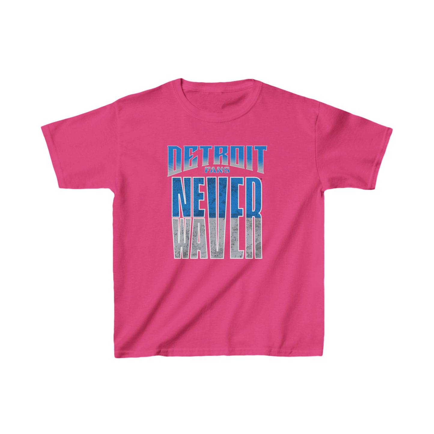 Detroit Fans Never Waver Kids Heavy Cotton™ Tee