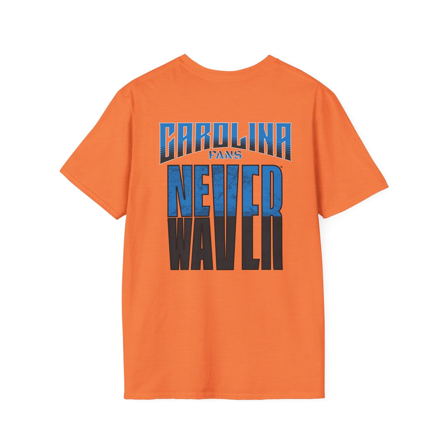 Carolina Fans Never Waver Unisex Softstyle T-Shirt