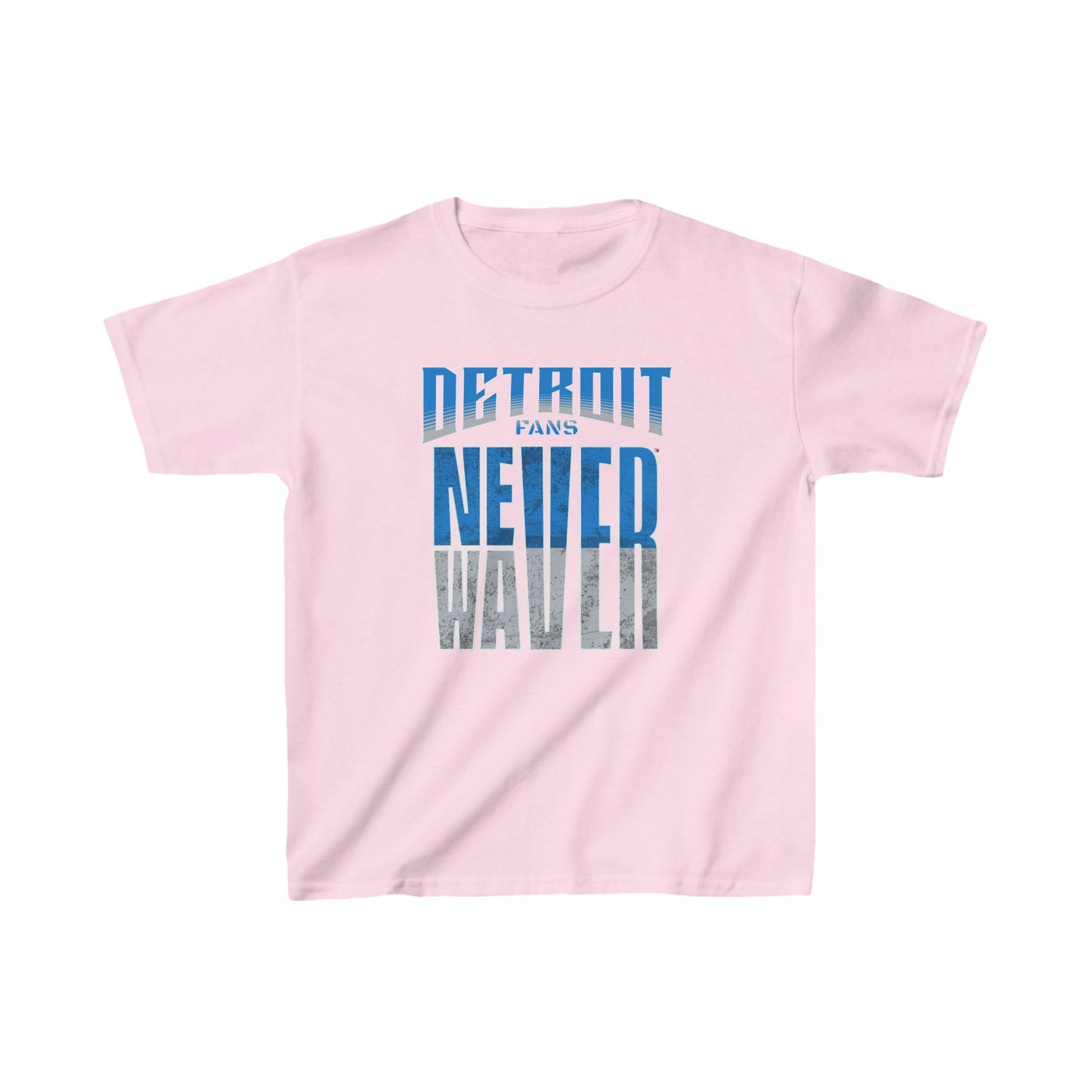 Detroit Fans Never Waver Kids Heavy Cotton™ Tee